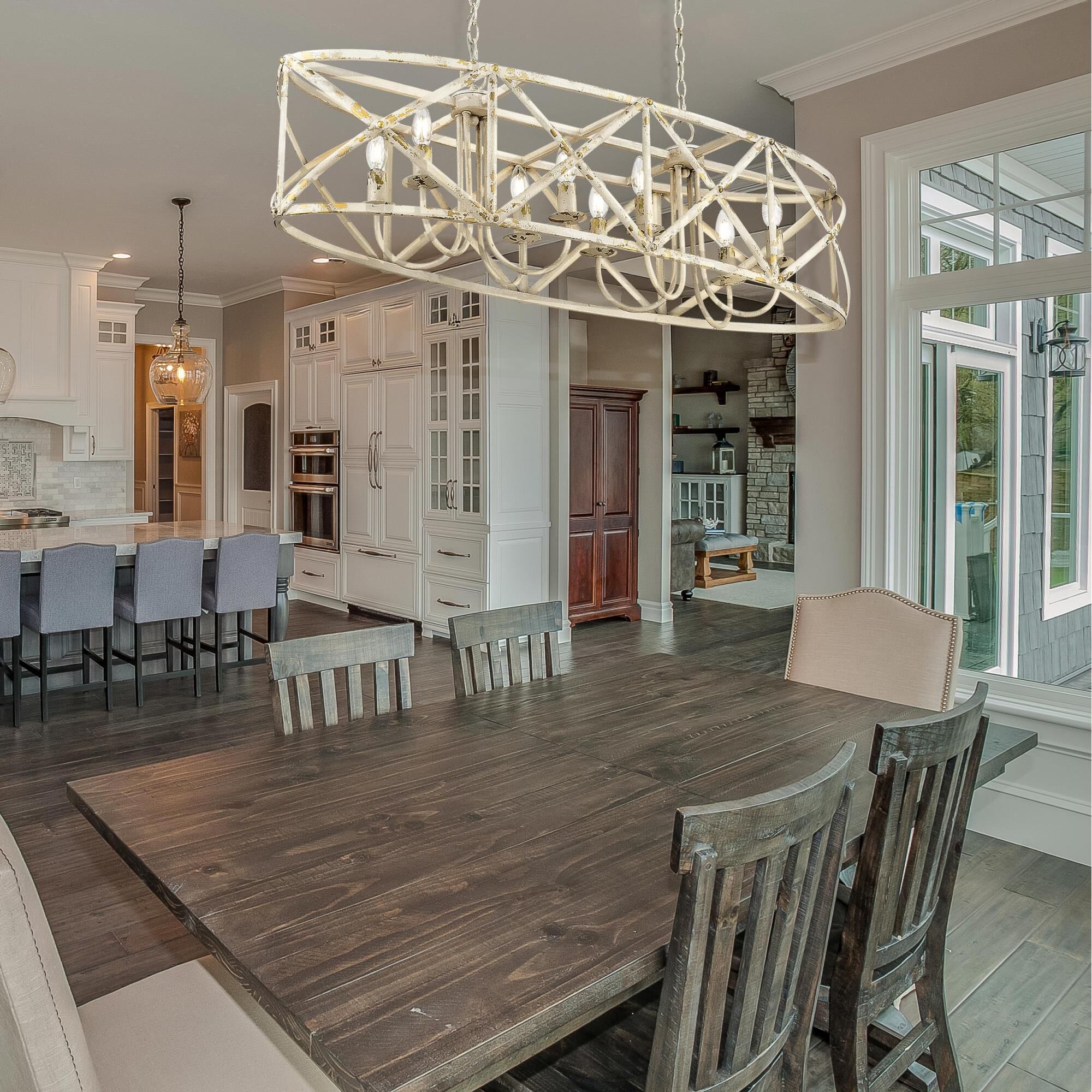 Alcott 45 Inch Linear Suspension Light by Golden Lighting