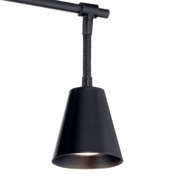 Shown in Black finish and Metal shade