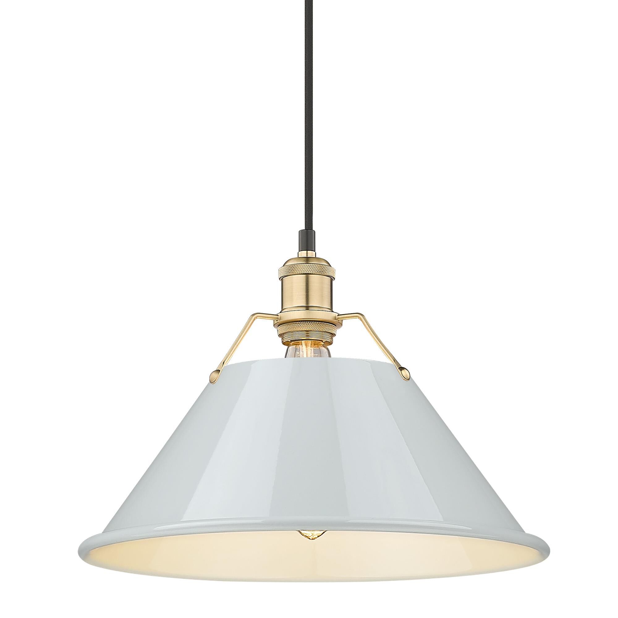 Orwell 14 Inch Large Pendant by Golden Lighting