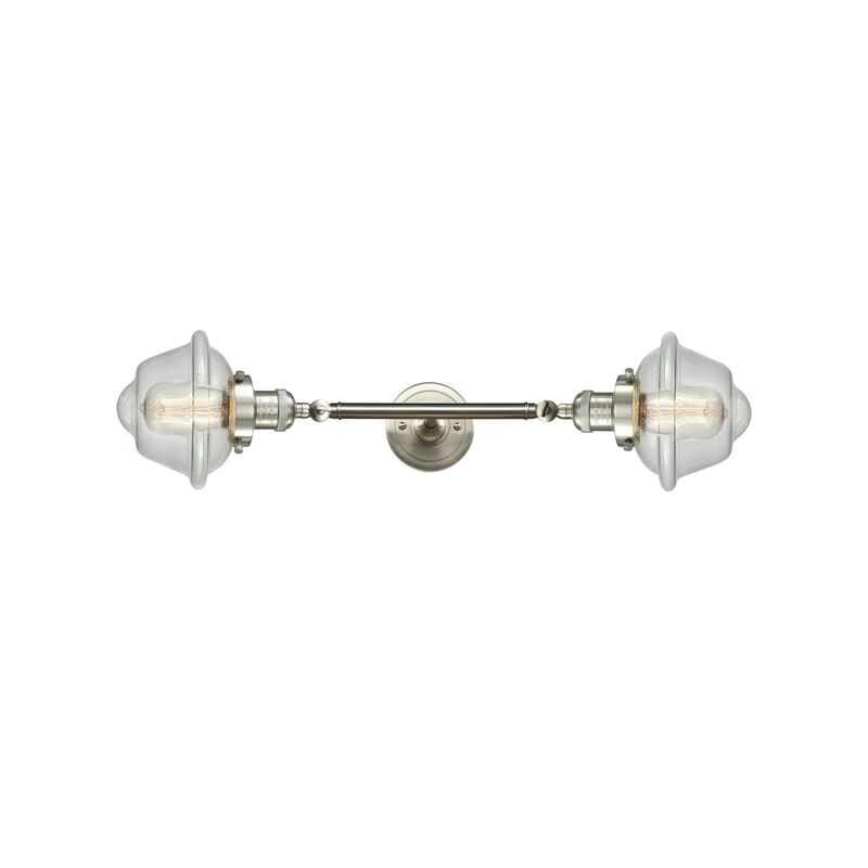 Bruno Marashlian Small Oxford 17 Inch 2 Light Bath Vanity Light by Innovations Lighting