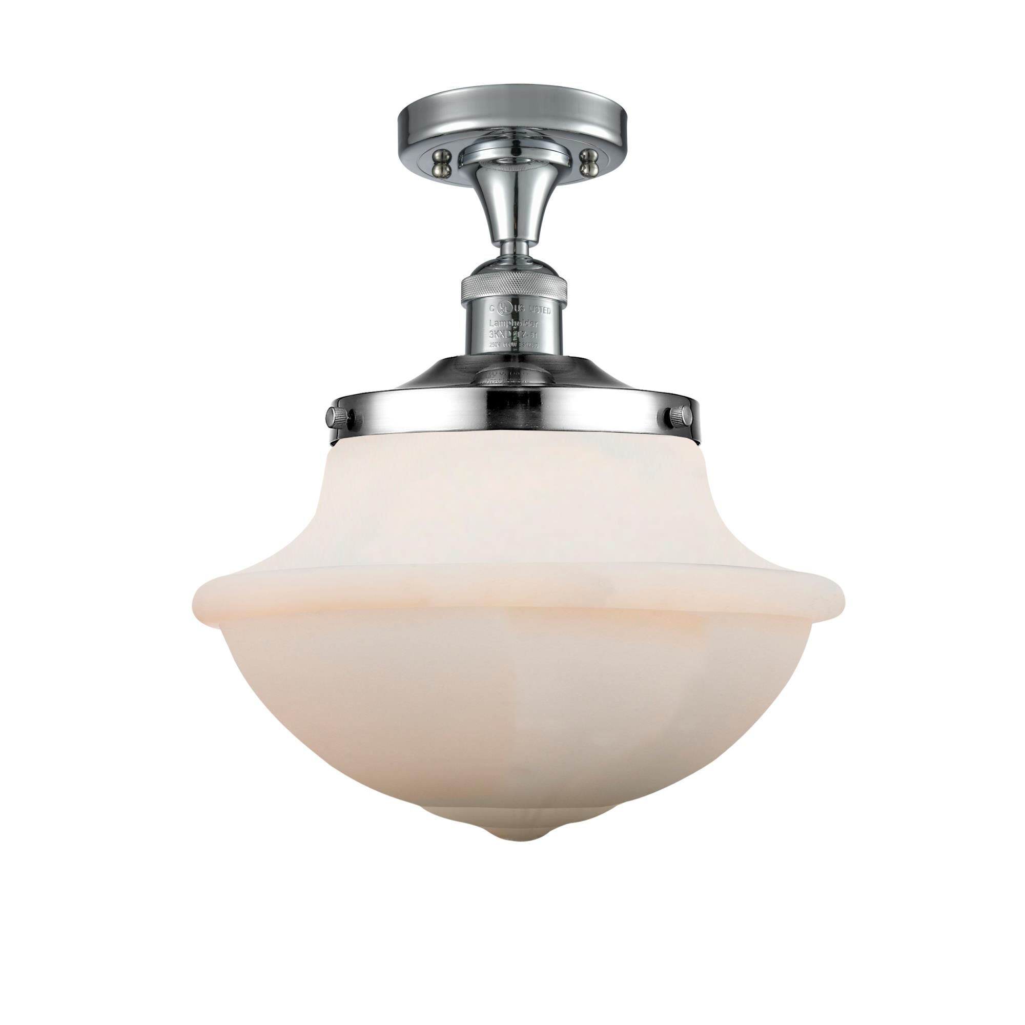 Bruno Marashlian Oxford 12 Inch 1 Light Semi Flush Mount by Innovations Lighting