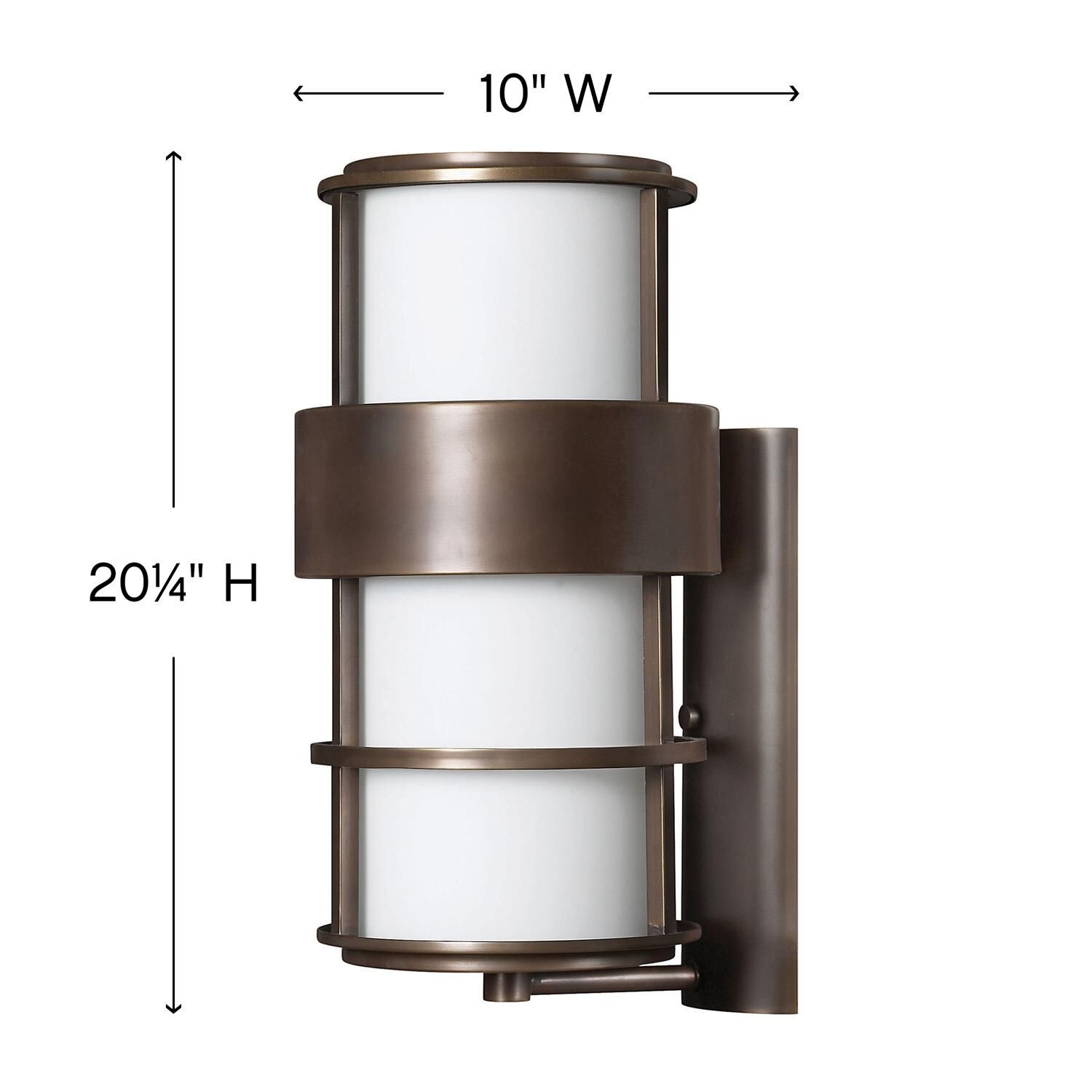 Hinkley Lighting Saturn 20 Inch Tall Outdoor Wall Light
