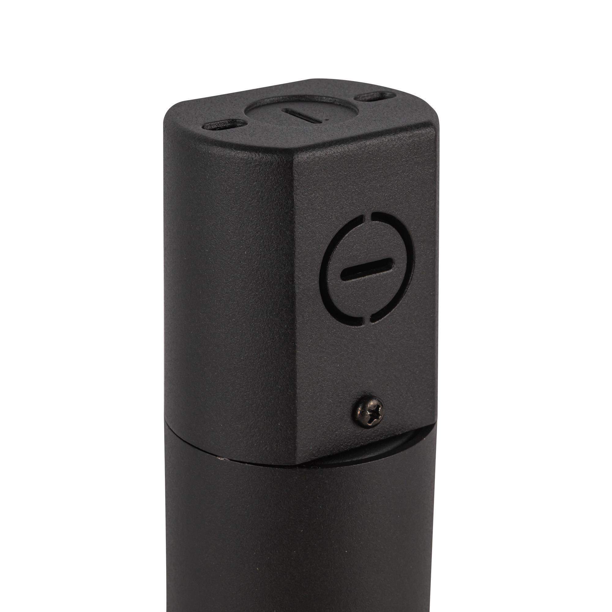 Shown in Black finish and Clear glass