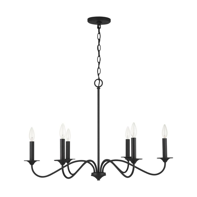 Vincent 32 Inch 6 Light Chandelier by Capital Lighting Fixture Company