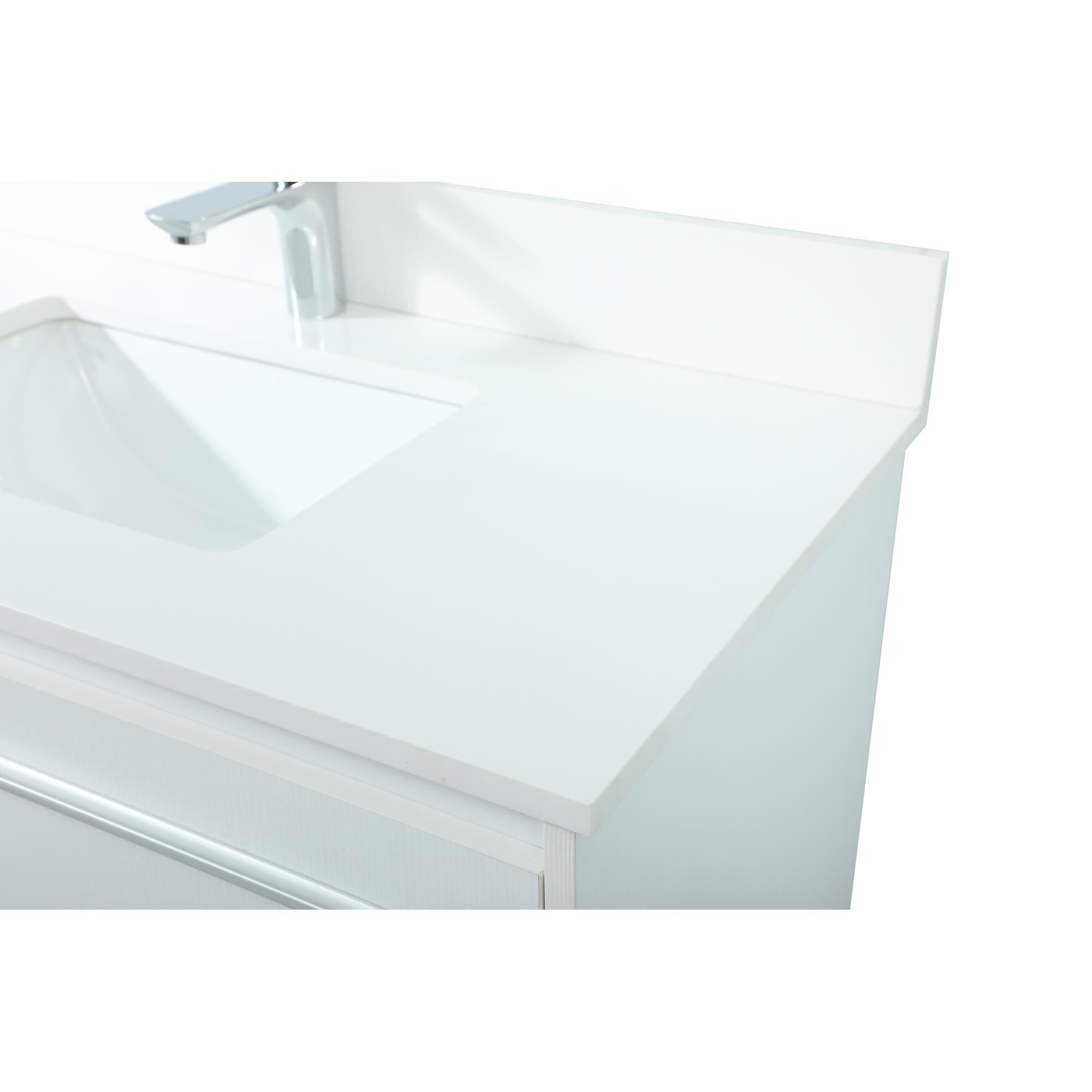 Shown in White finish