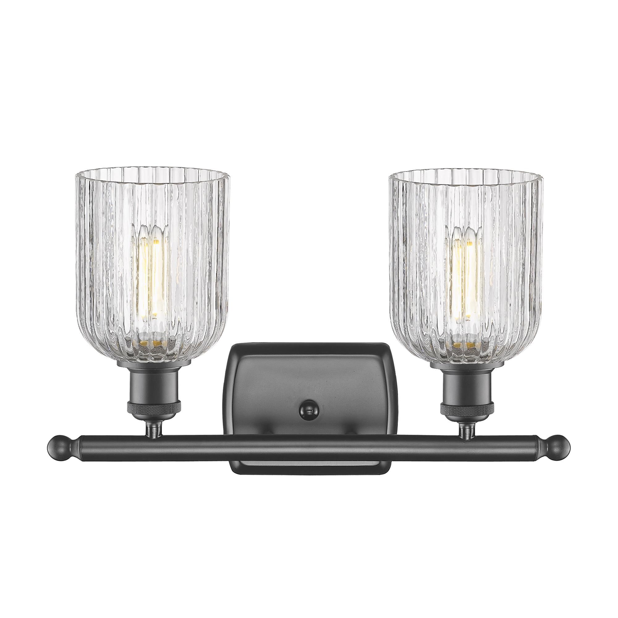 Shown in Oil Rubbed Bronze finish and Clear glass