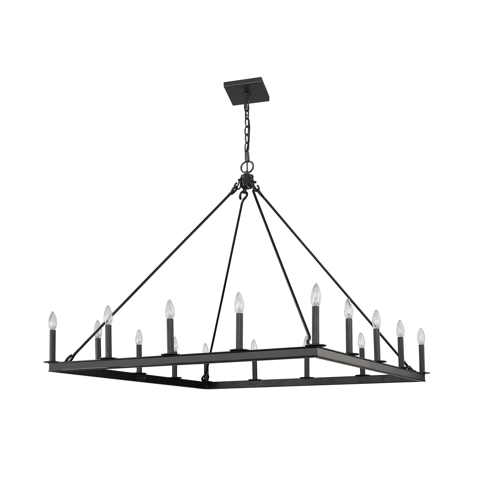 Shown in Matte Black finish and --- glass and --- shade