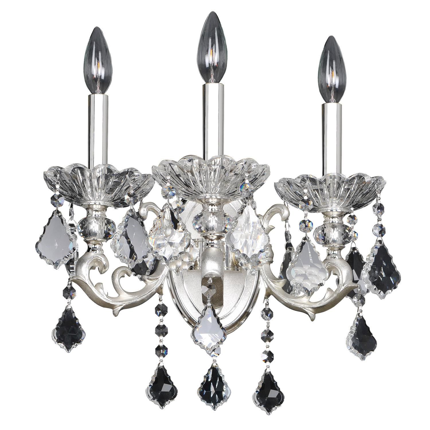 Shown in Two-Tone Silver finish and Firenze Clear crystal 