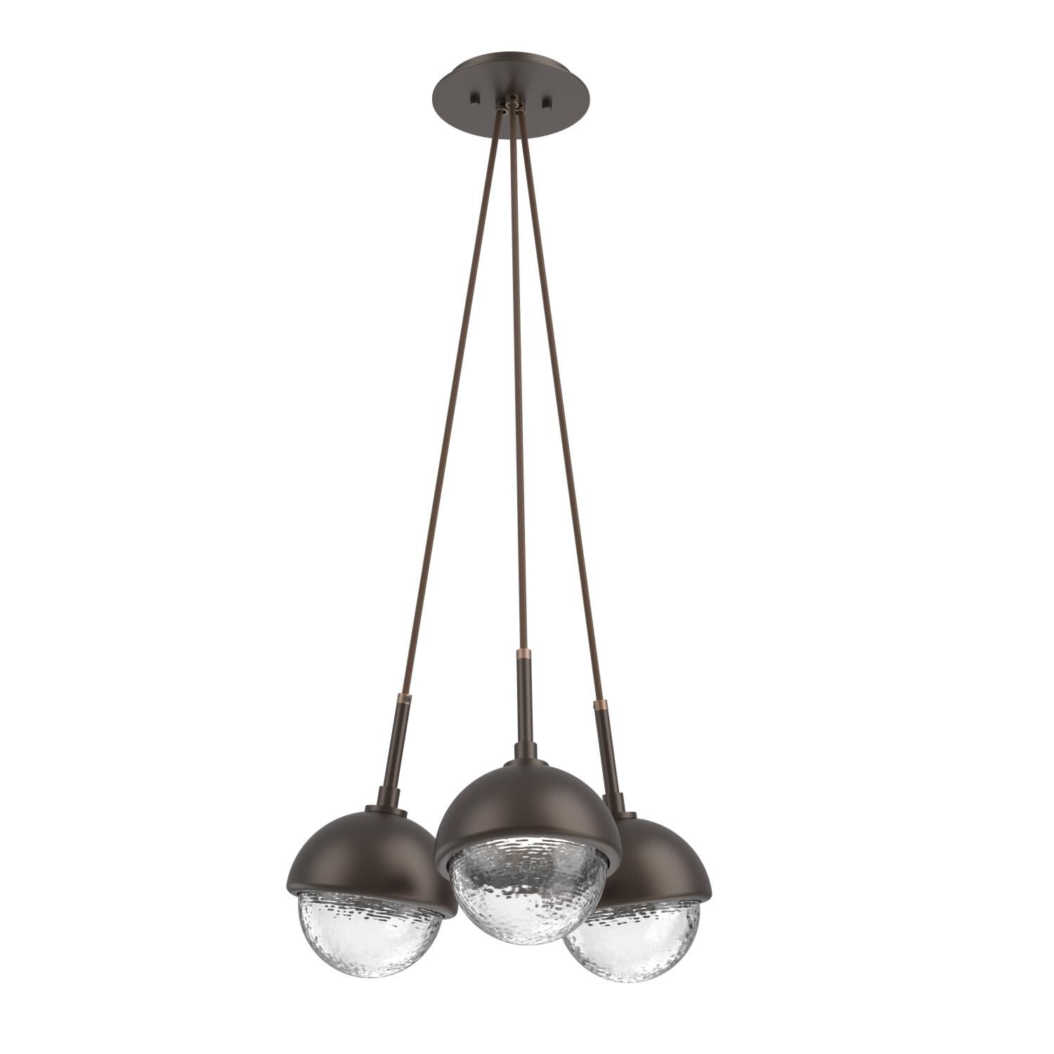 Levi Wilson Cabochon 13 Inch Multi Pendant Light by Hammerton Studio