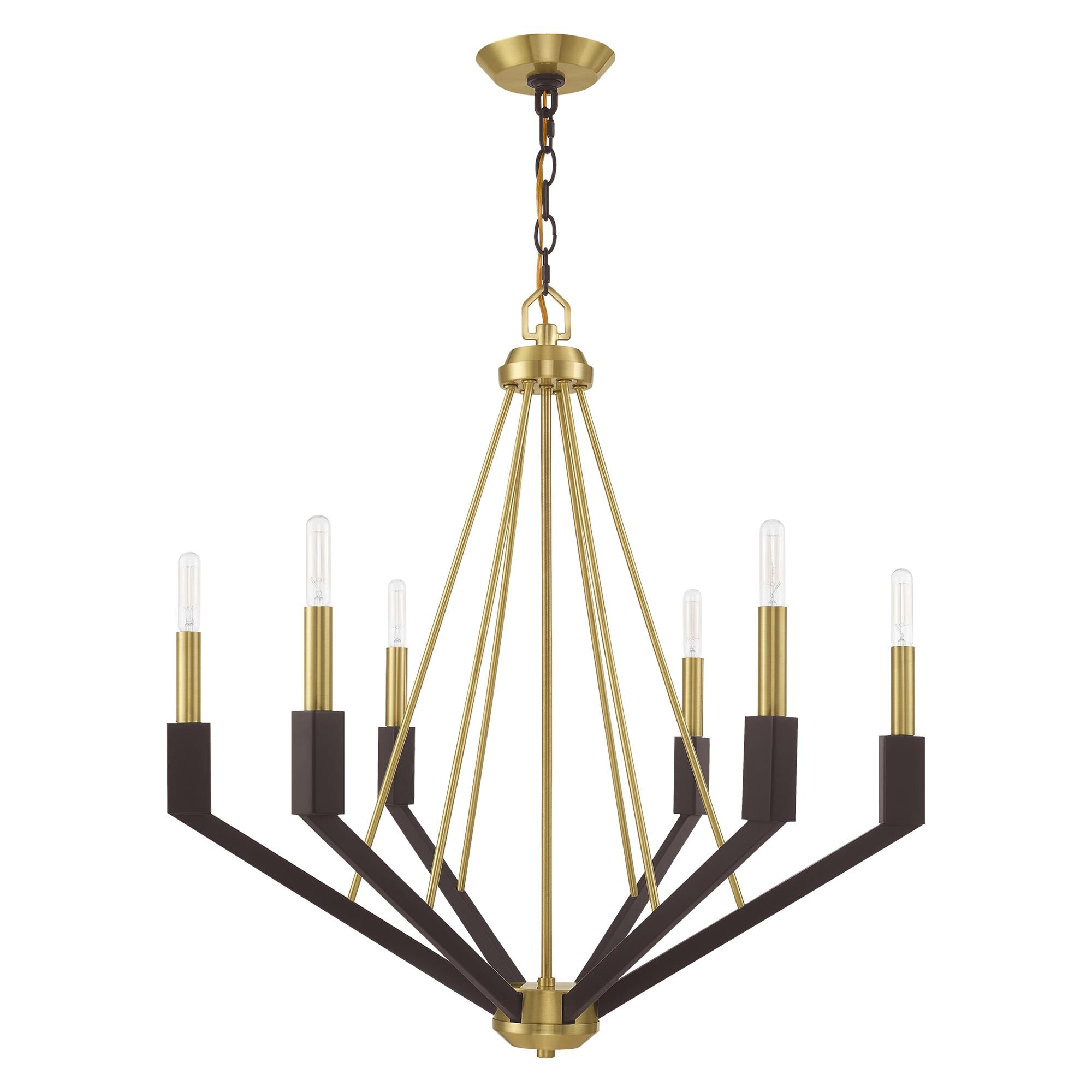 Beckett 6 Light Chandelier by Livex Lighting