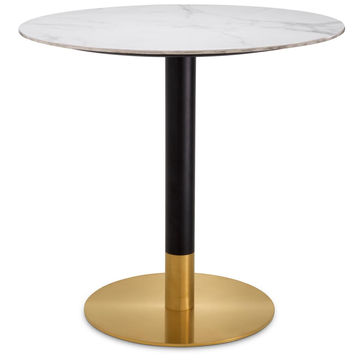 Shown in Black, Brushed Brass, Terrazzo finish