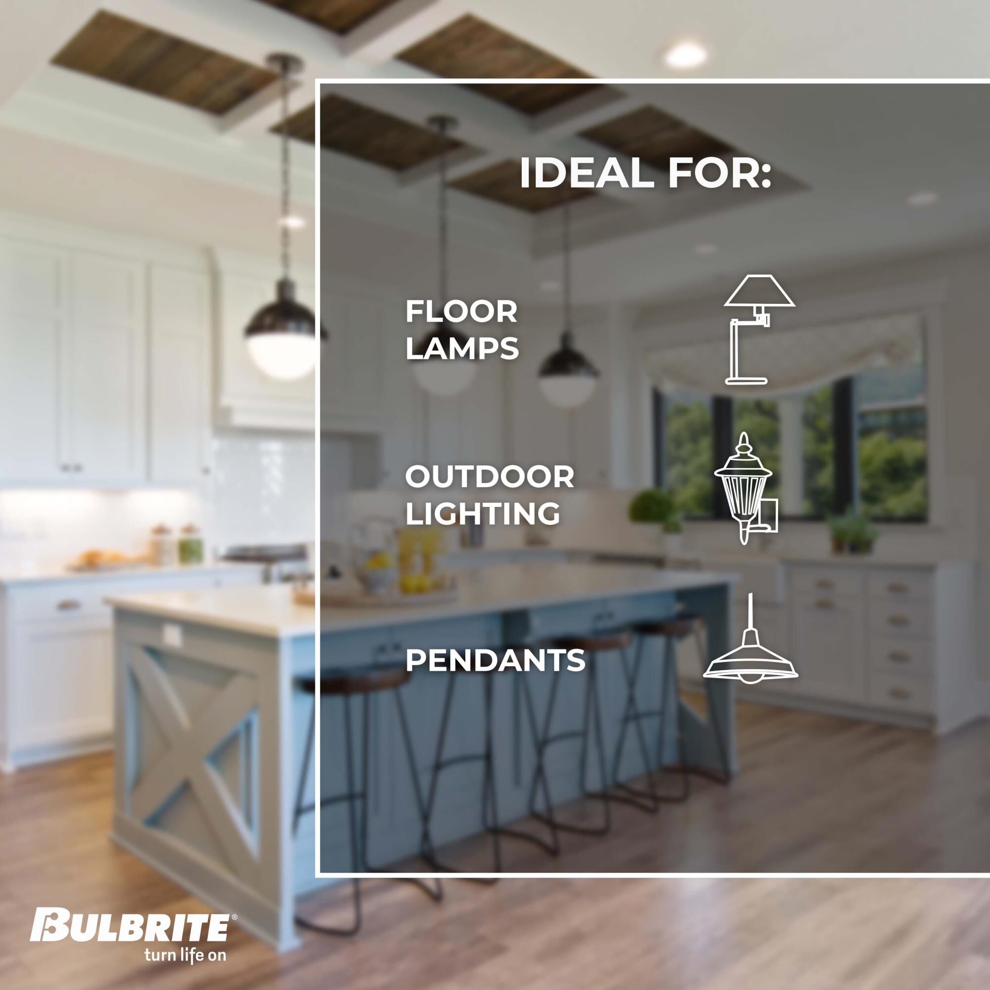 40 Watt 2200K T14 Incandescent Light Bulb by Bulbrite