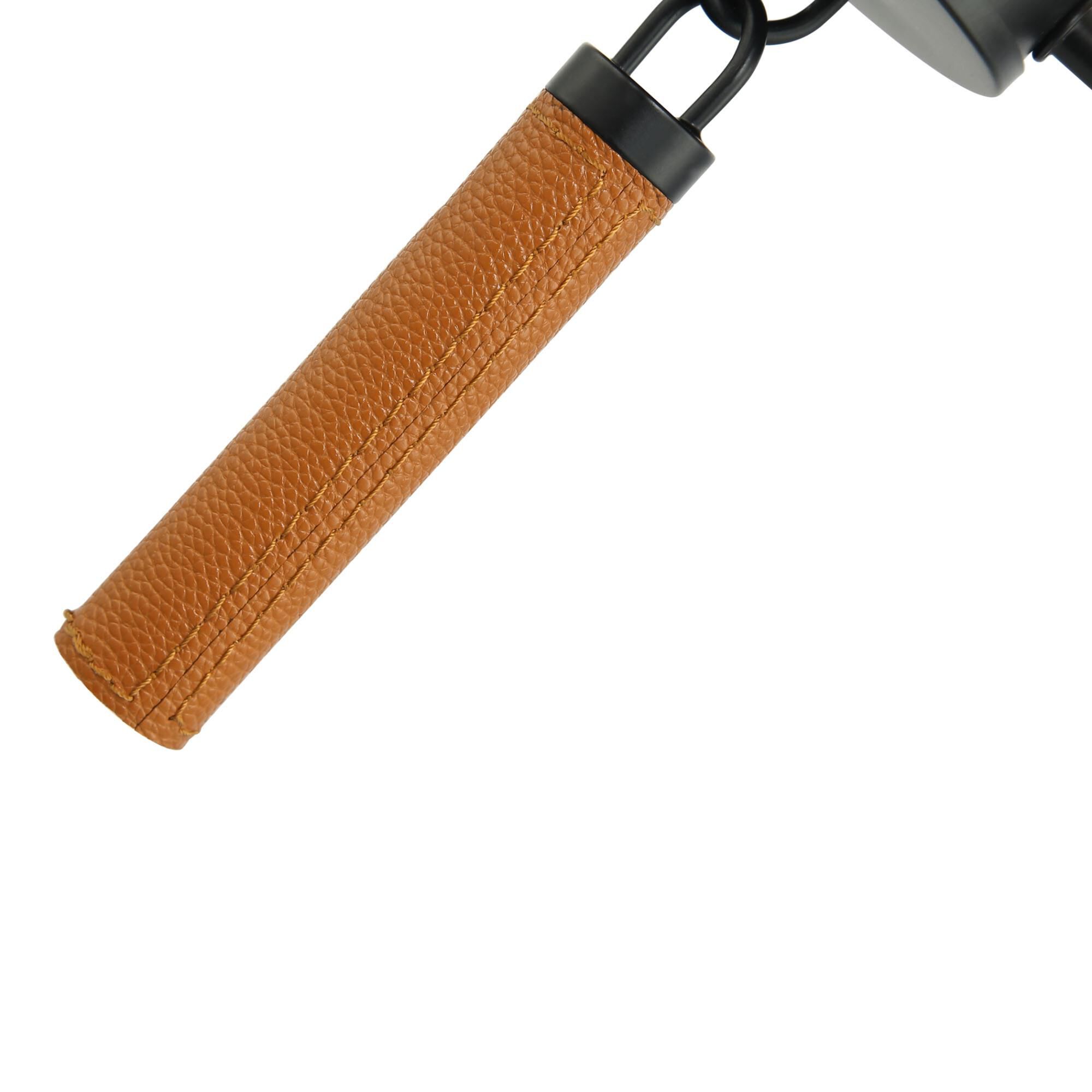 Shown in Black and Camel Leather finish and Camel Leather shade