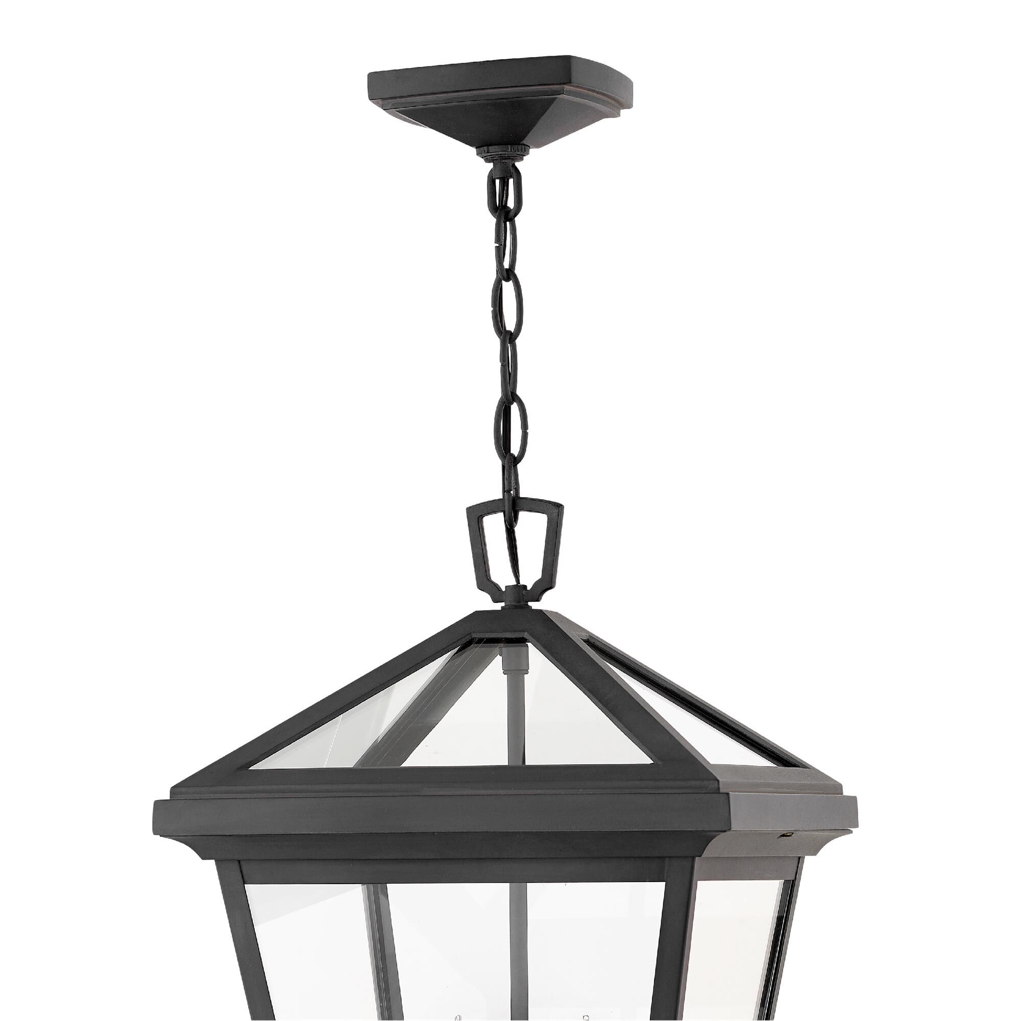 Shown in Museum Black finish and Clear glass