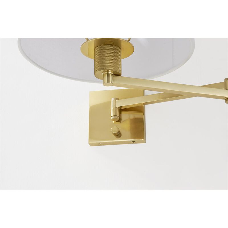 Becki Owens Sammy Large Wall Swing Lamp by Hudson Valley Lighting
