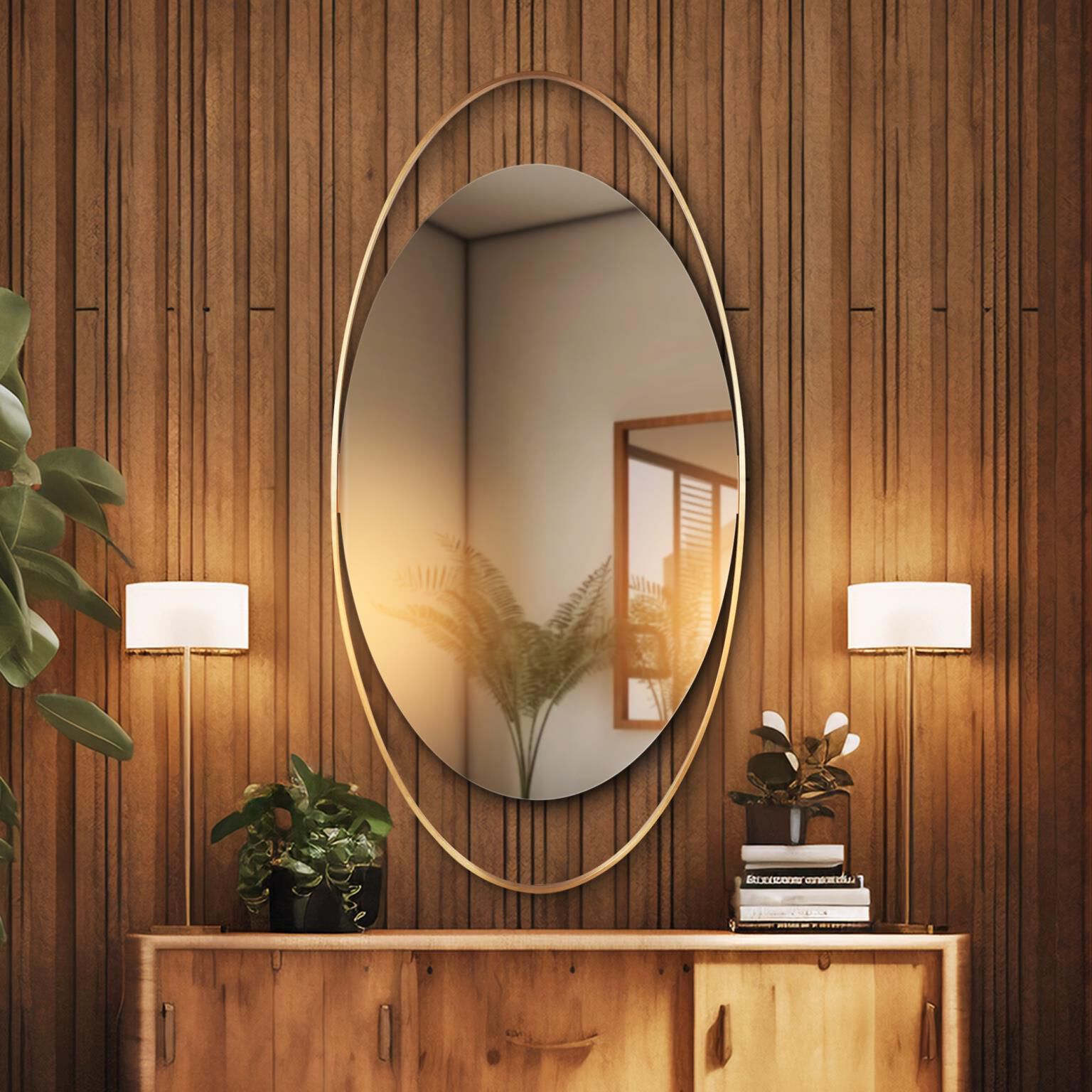 The Nouvel Decorative Mirror by Howard Elliott Collection
