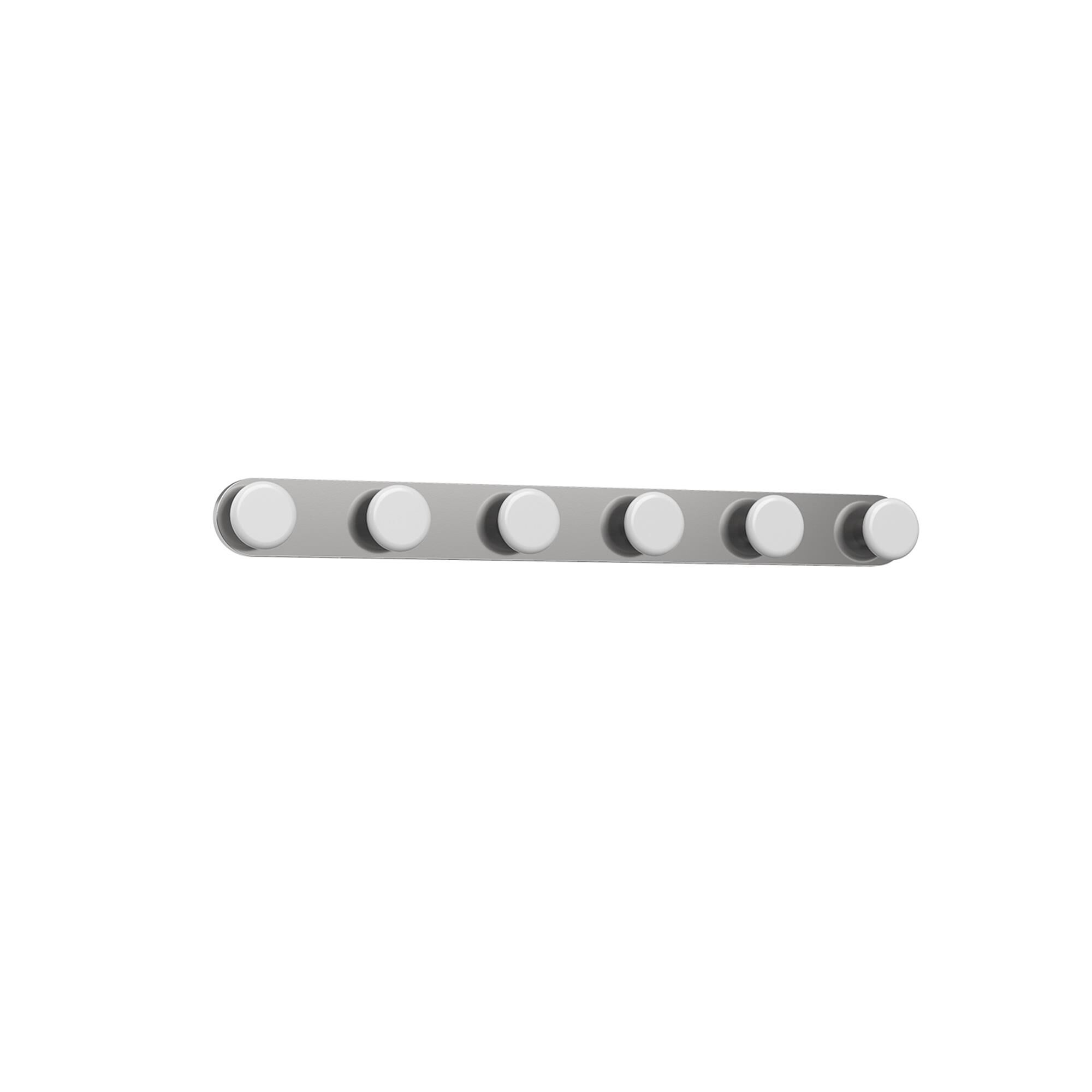 Shown in Brushed Nickel finish and Frosted Acrylic glass