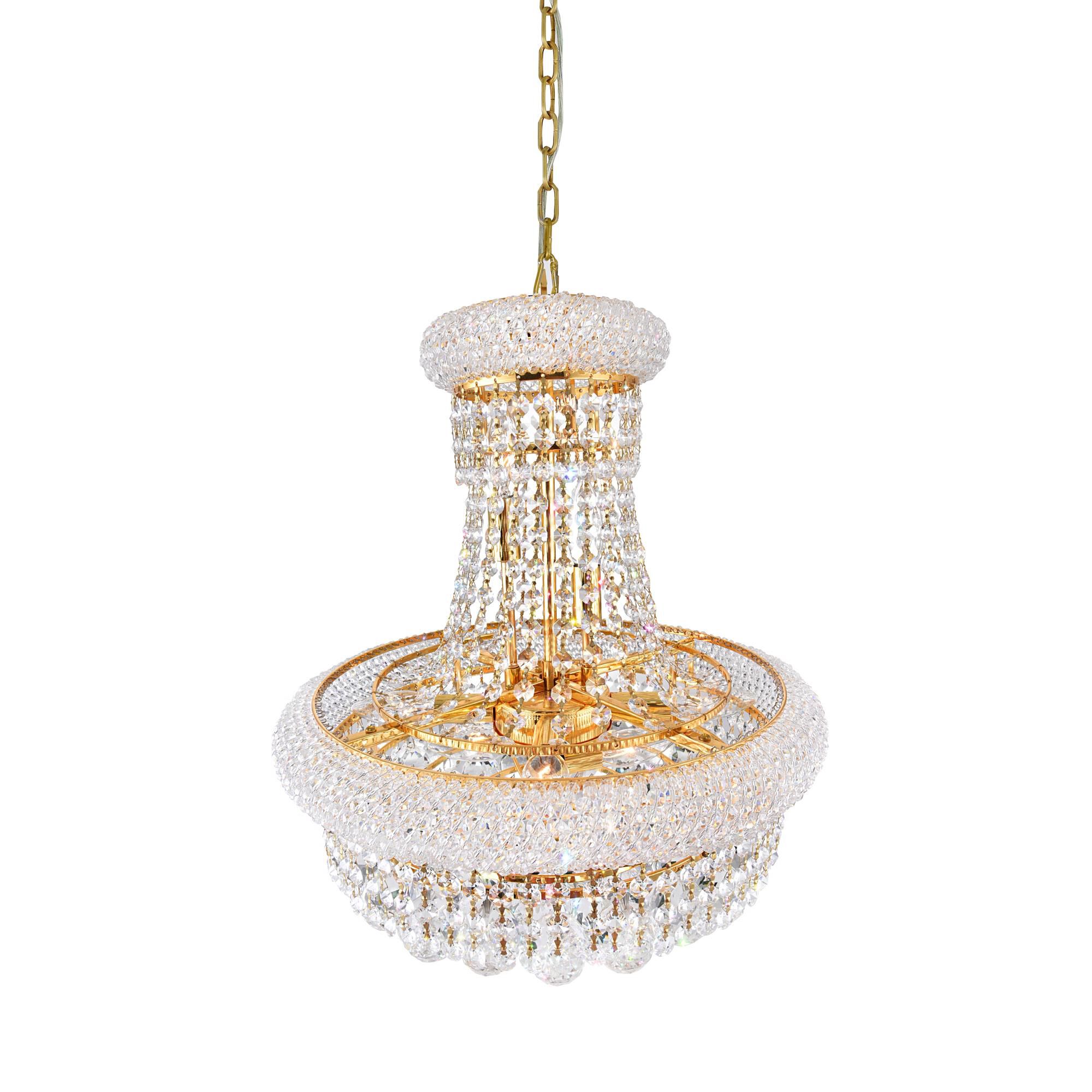 Empire 18 Inch 8 Light Mini Chandelier by CWI Lighting