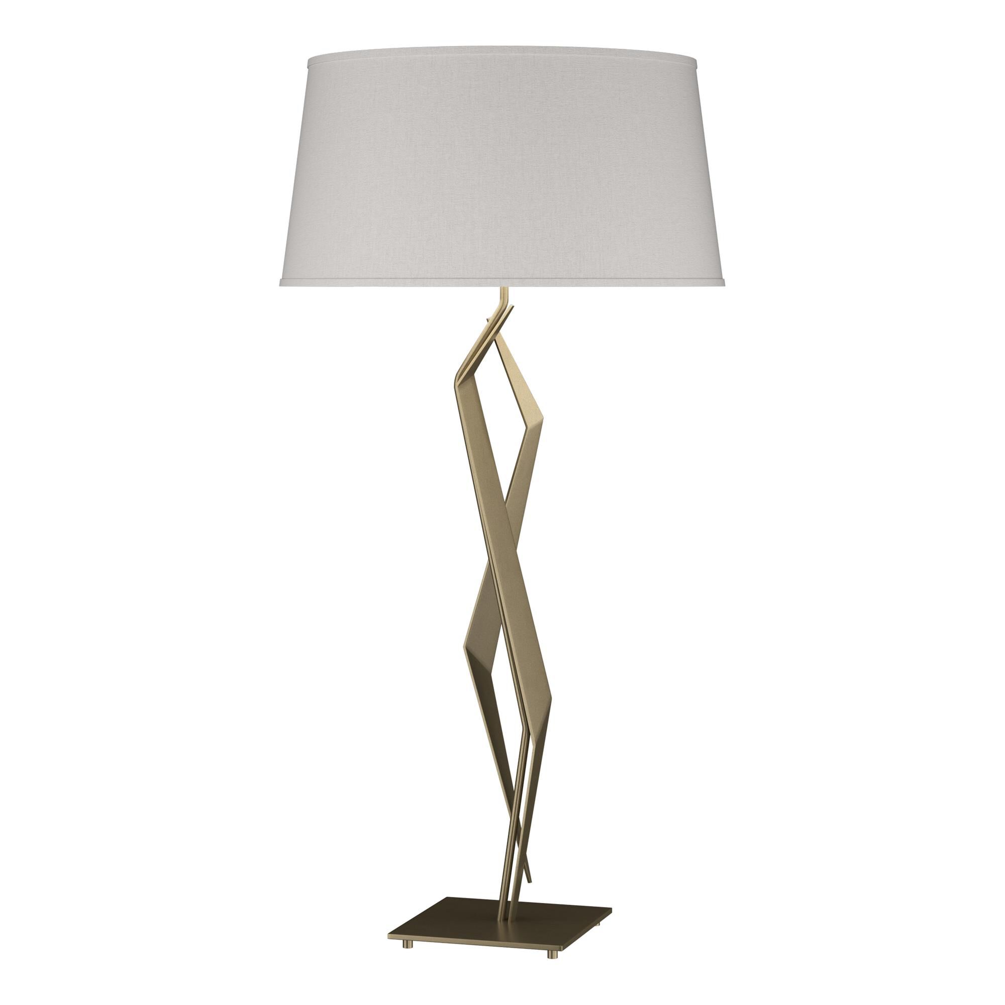 Shown in Soft Gold finish and Flax shade