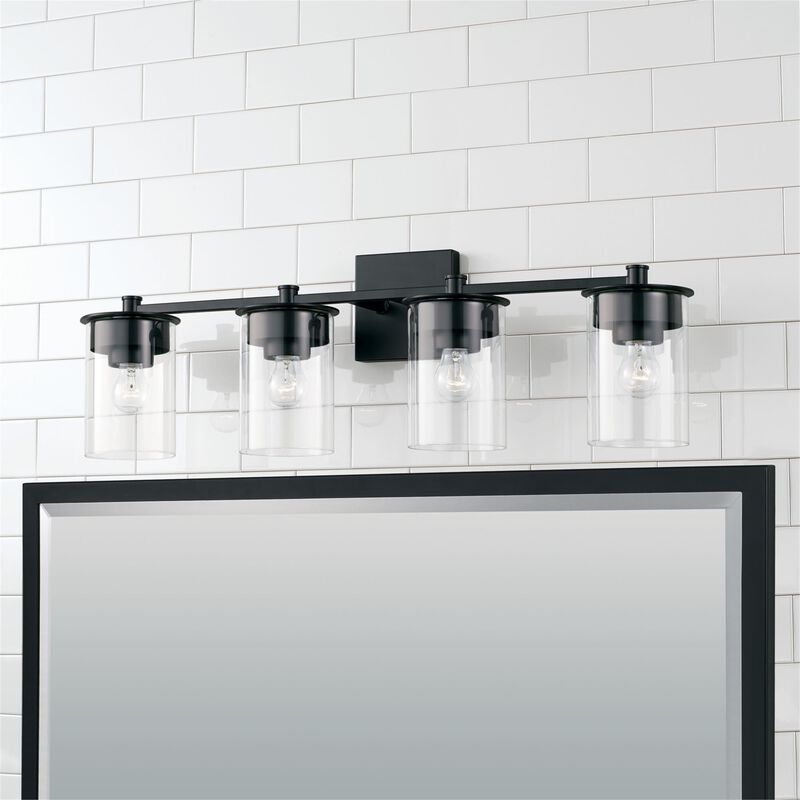 Mason 29 Inch 4 Light Bath Vanity Light by Homeplace by Capital Lighting Fixture Company