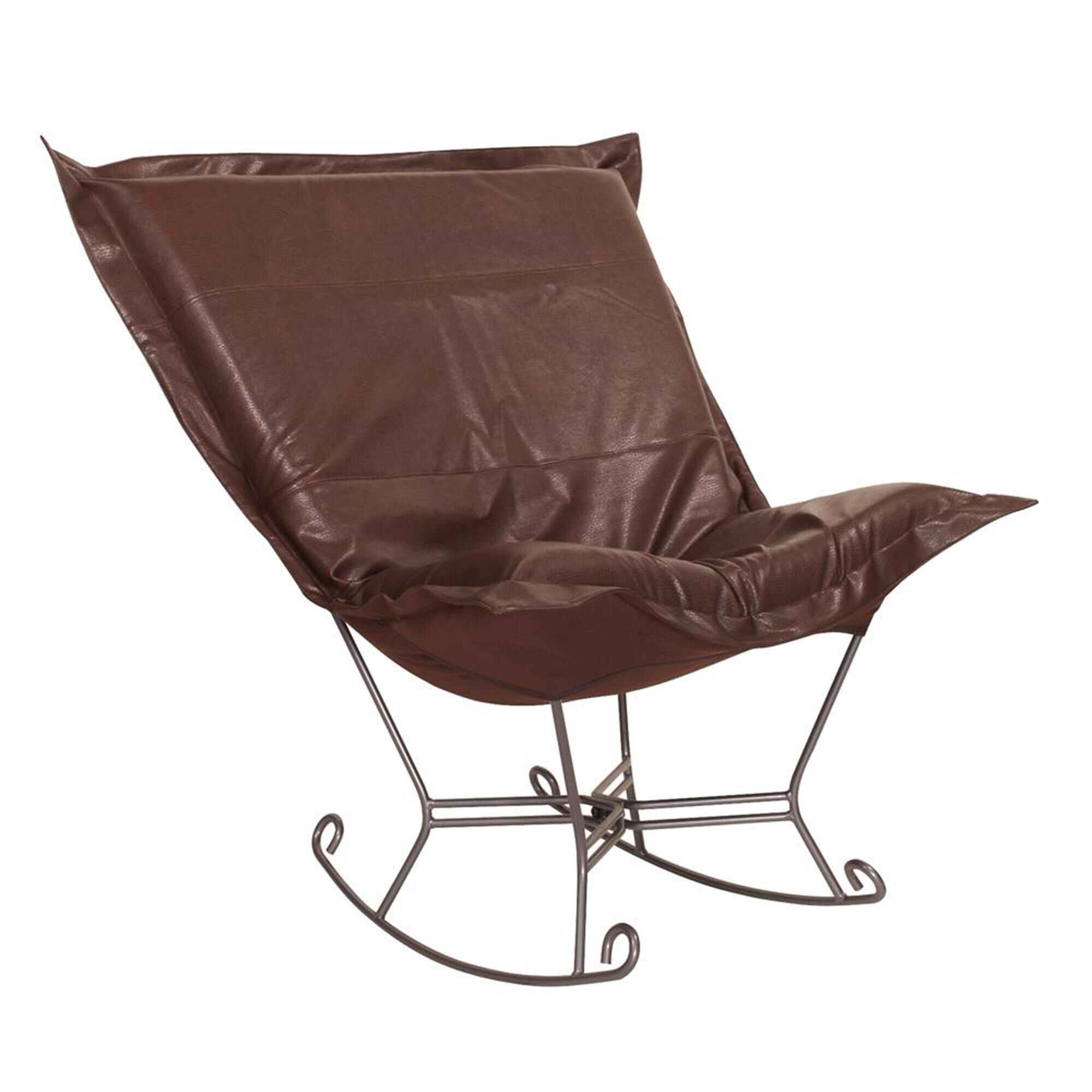 Scroll Puff Side Chair by Howard Elliott Collection