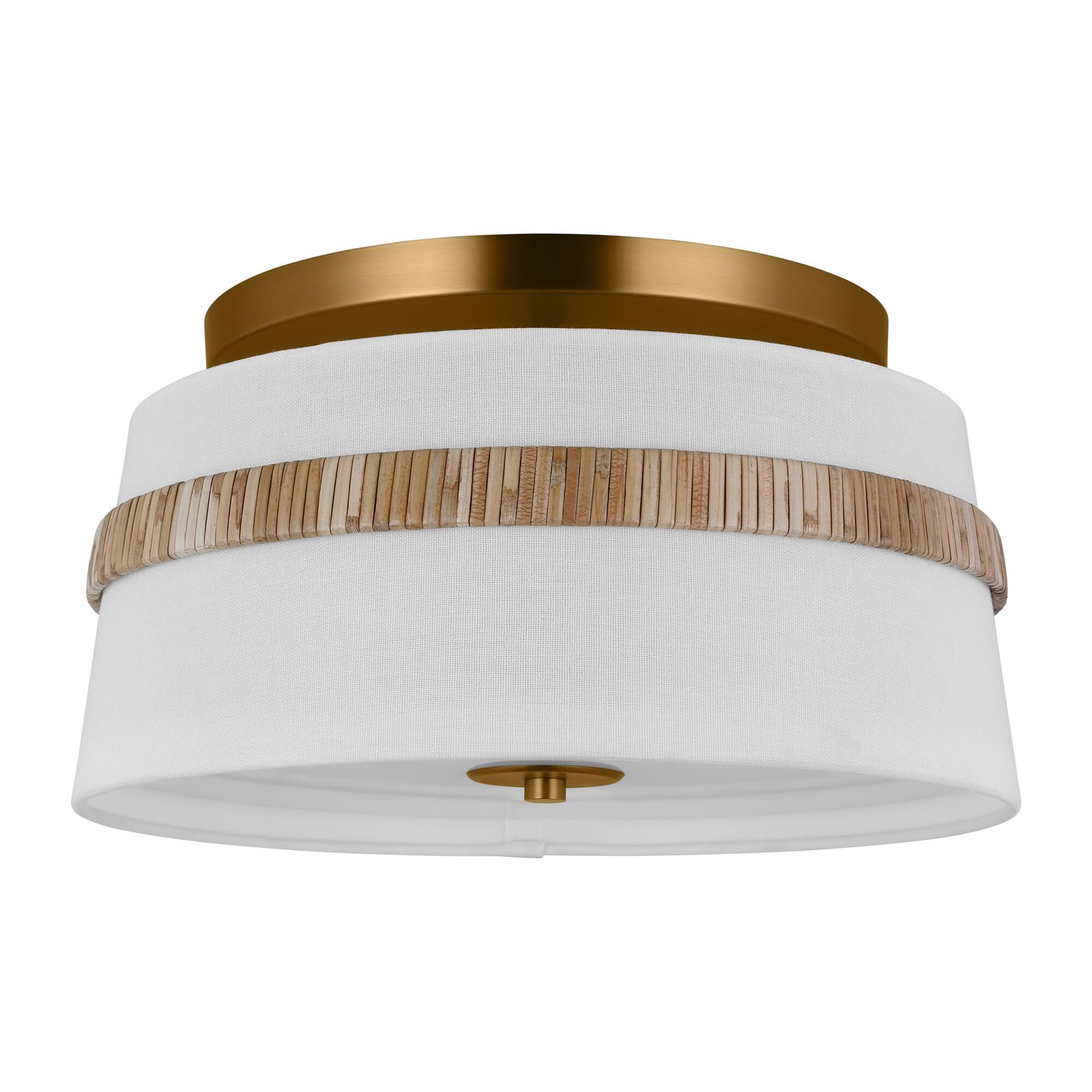 Alexa Hampton Cordtlandt 14 Inch 3 Light Semi Flush Mount,