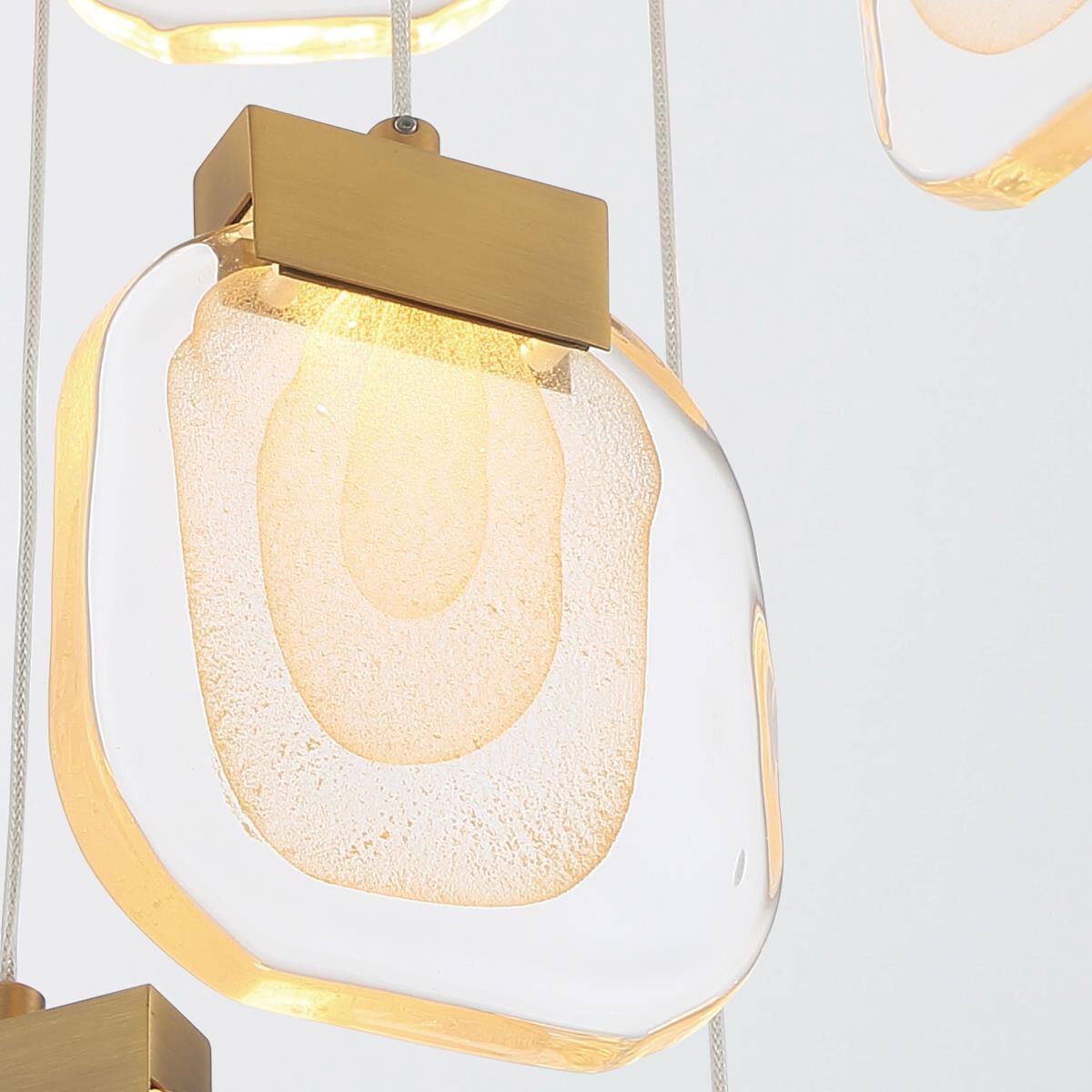 Shown in Gold finish and ~ accent