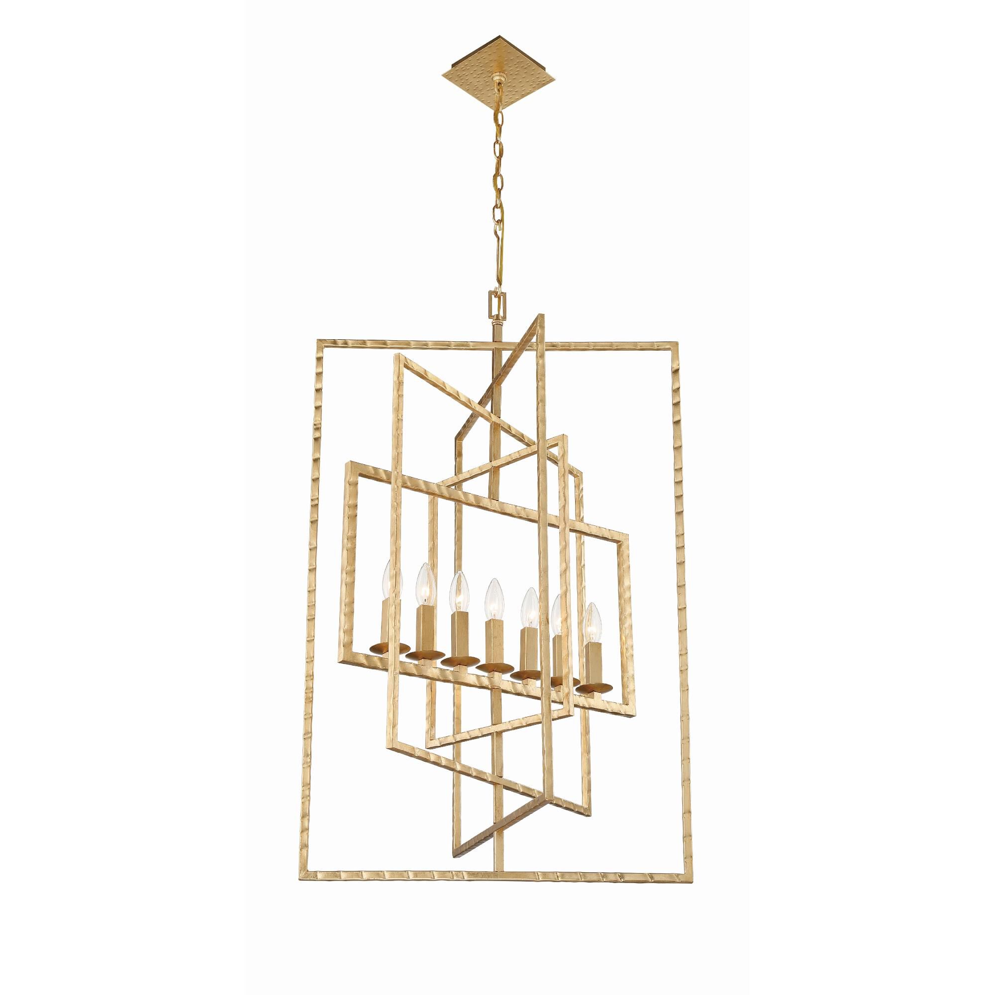 Capri 24 Inch 7 Light Chandelier by Crystorama