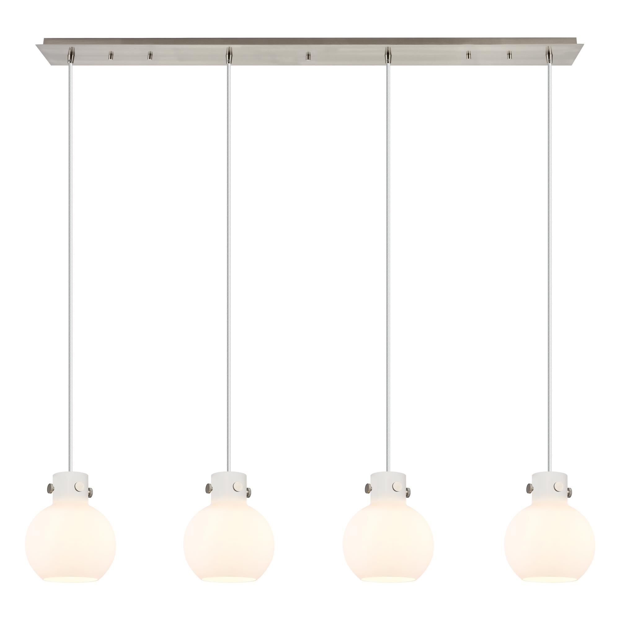 Bruno Marashlian Newton Sphere 51 Inch 4 Light Linear Suspension Light by Innovations Lighting