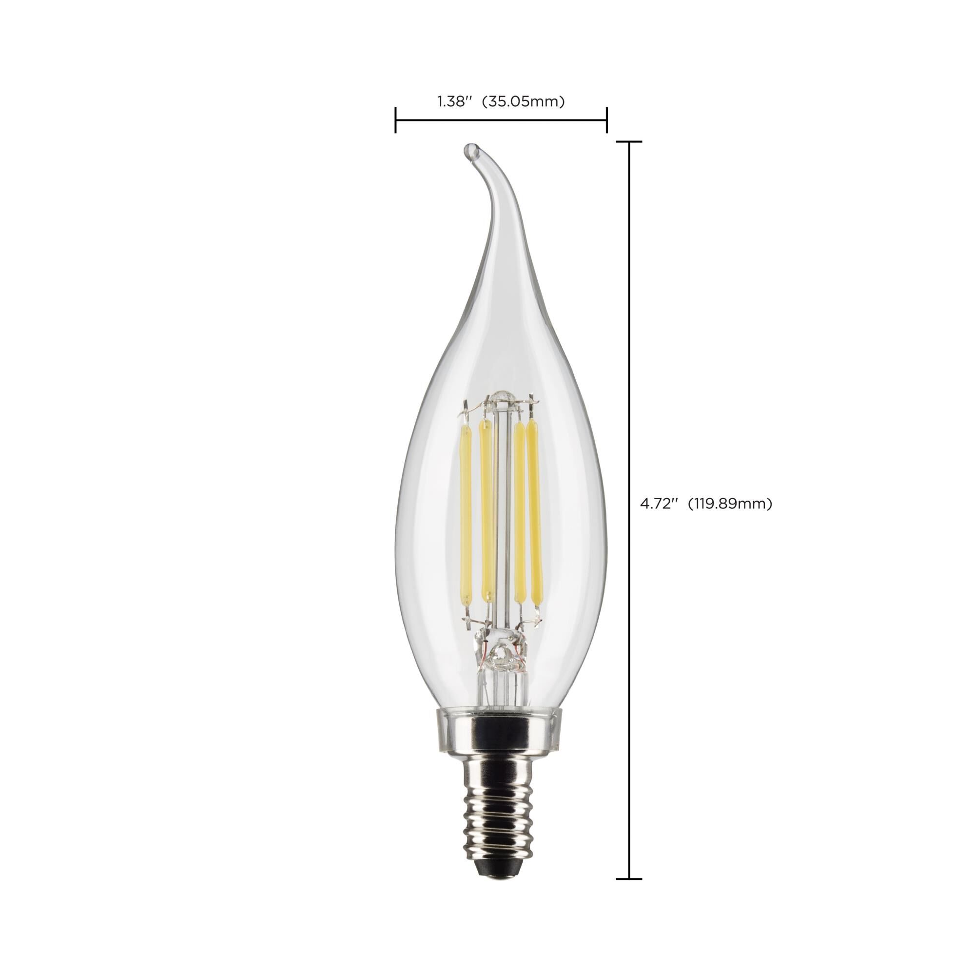 5.5 Watt Candelabra 5000K LED Light Bulb,