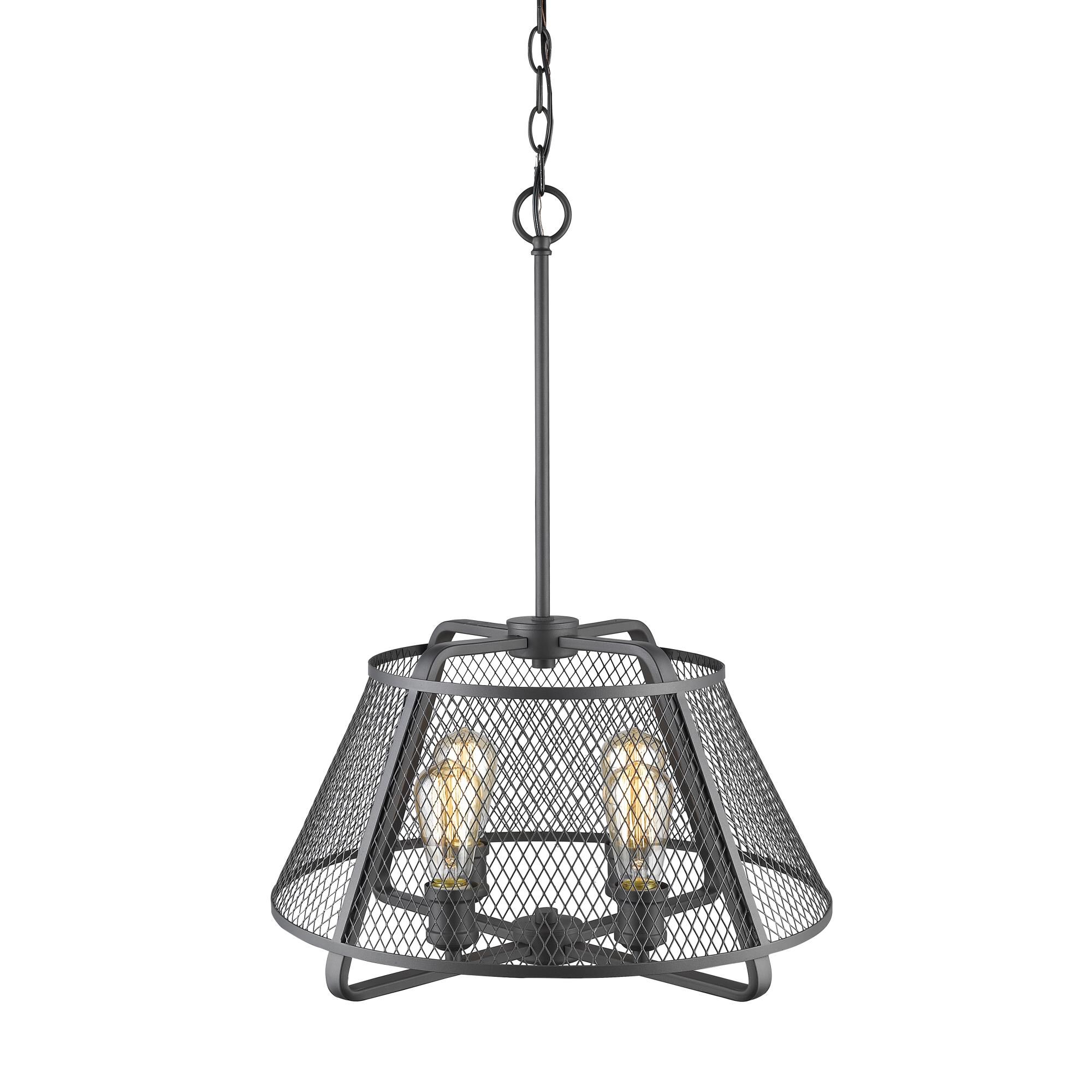 Shown in Bronze finish and Steel glass and Steel shade