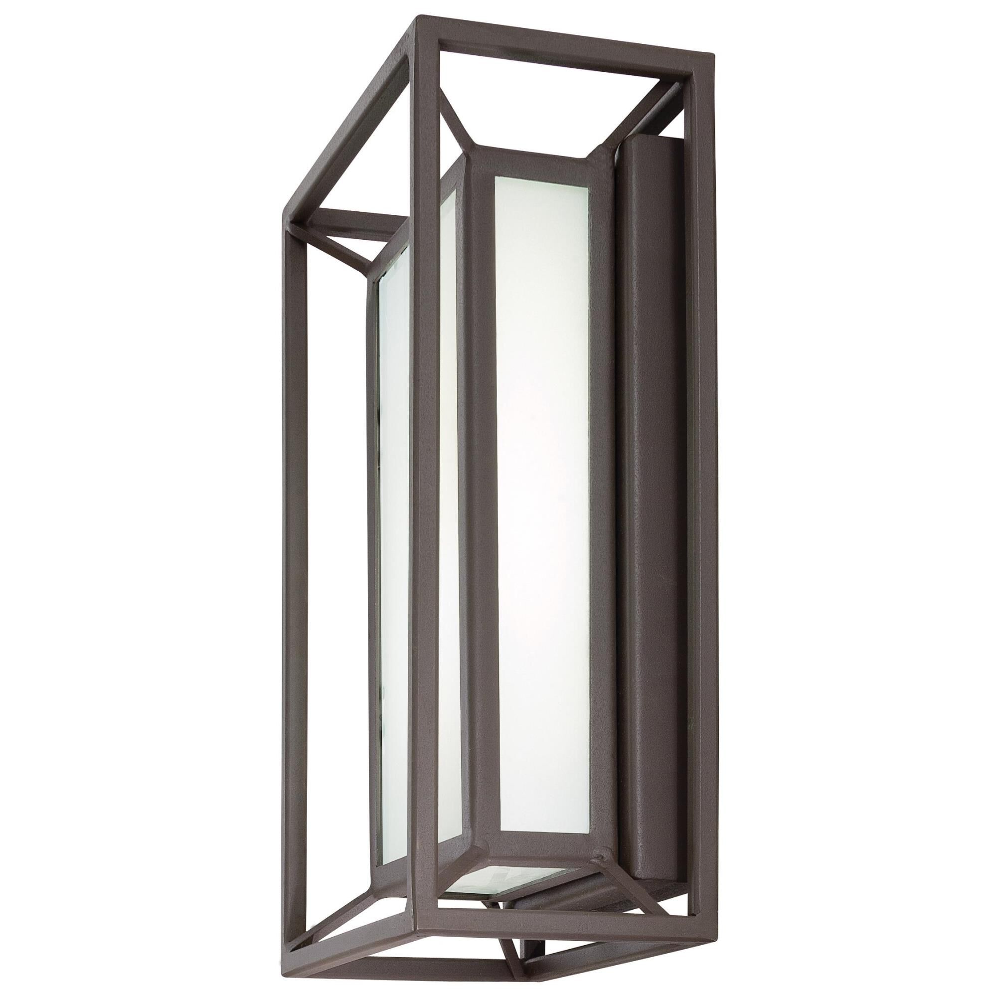 Outline 10 Inch Tall 1 Light LED Outdoor Wall Light by Kovacs