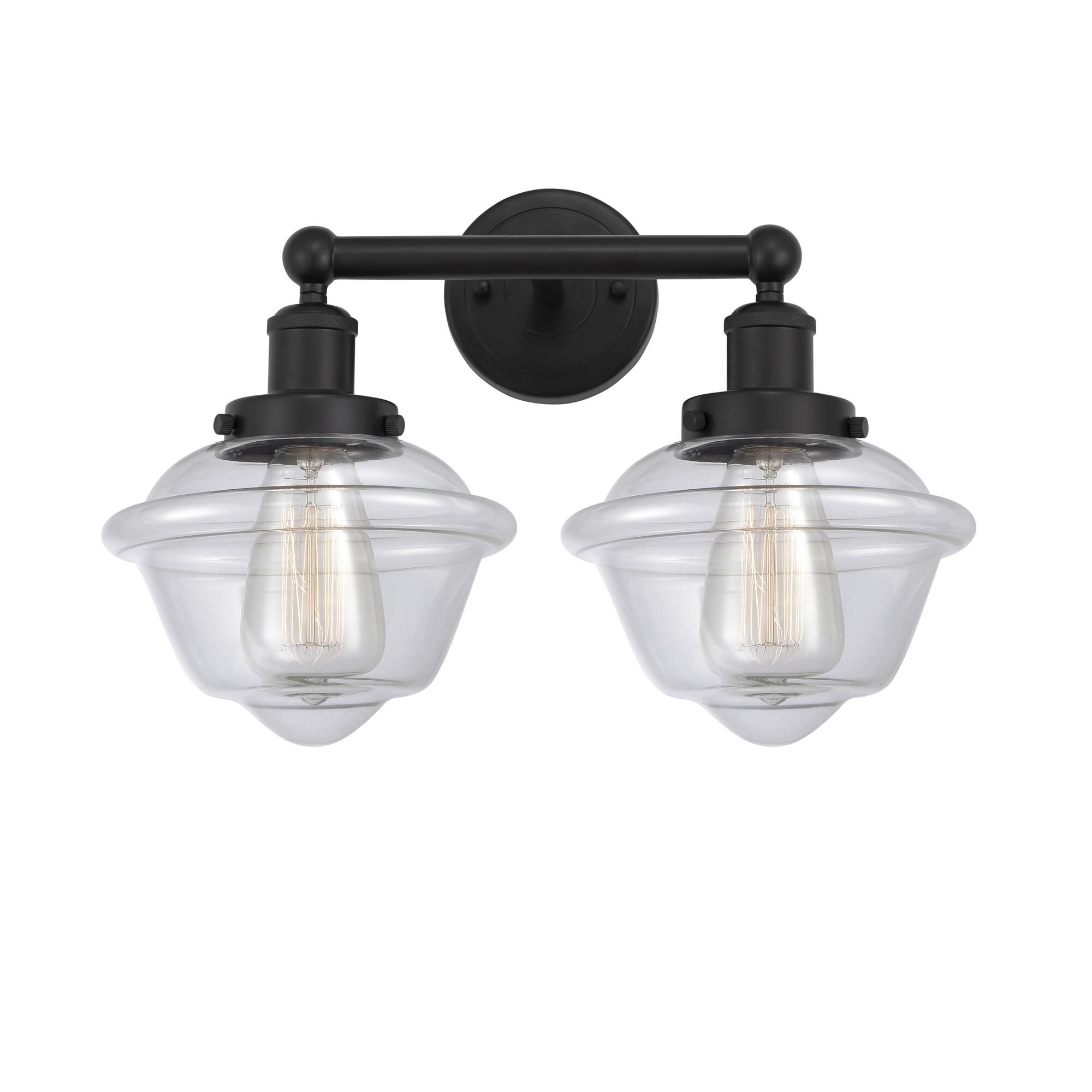 Shown in Matte Black, Clear finish and Clear glass and Clear Glass shade
