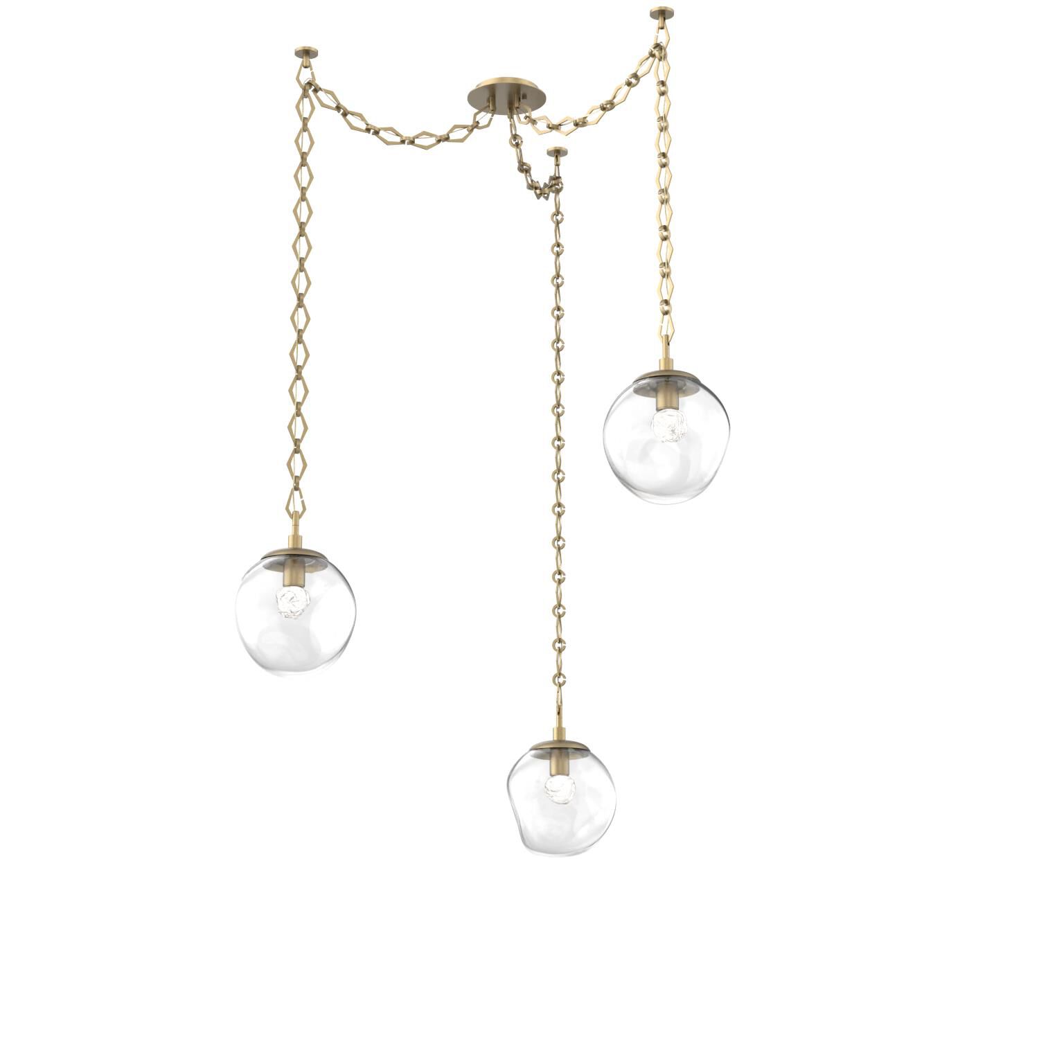 Levi Wilson Aster 19 Inch Multi Pendant Light by Hammerton Studio