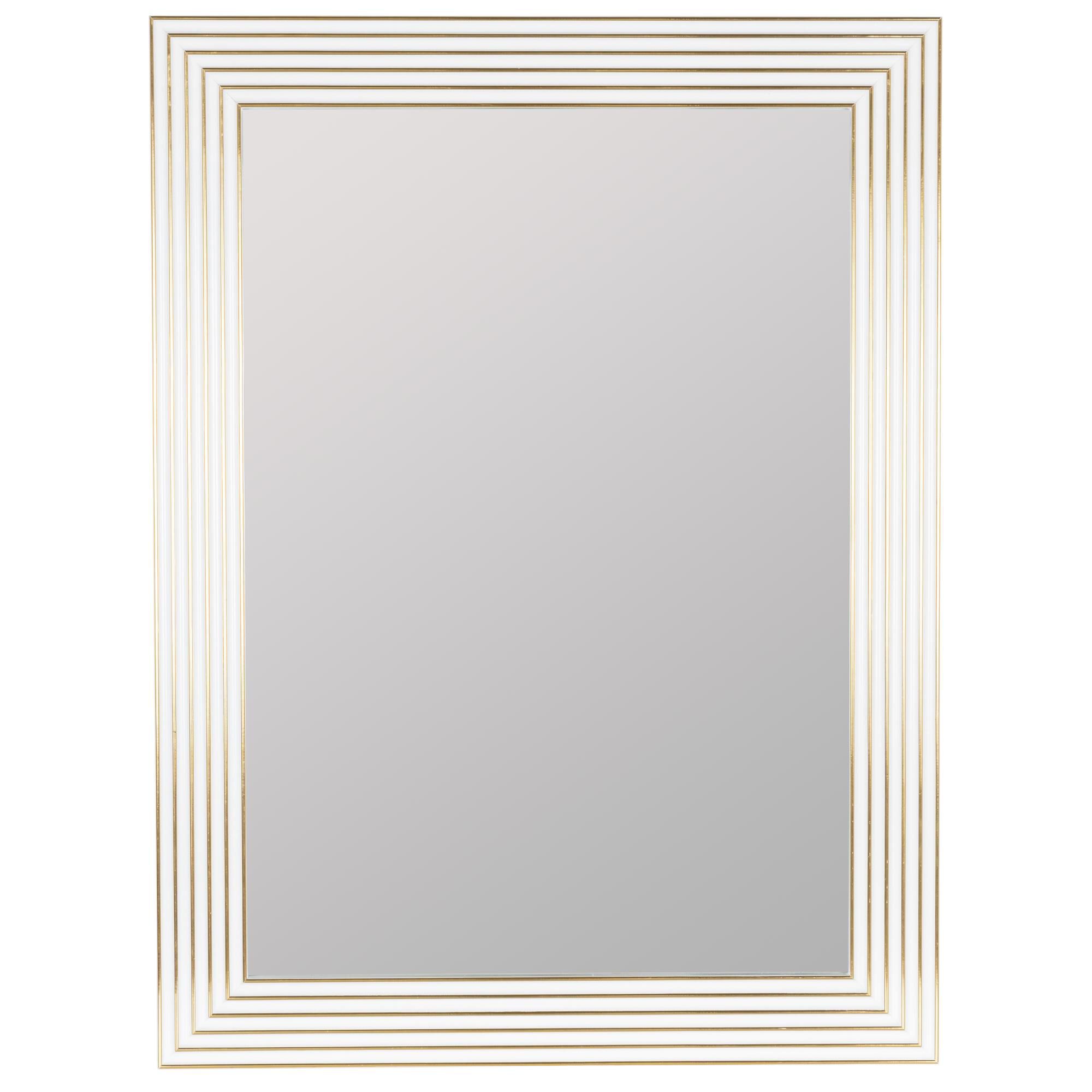 Shown in White With Gold Accents finish