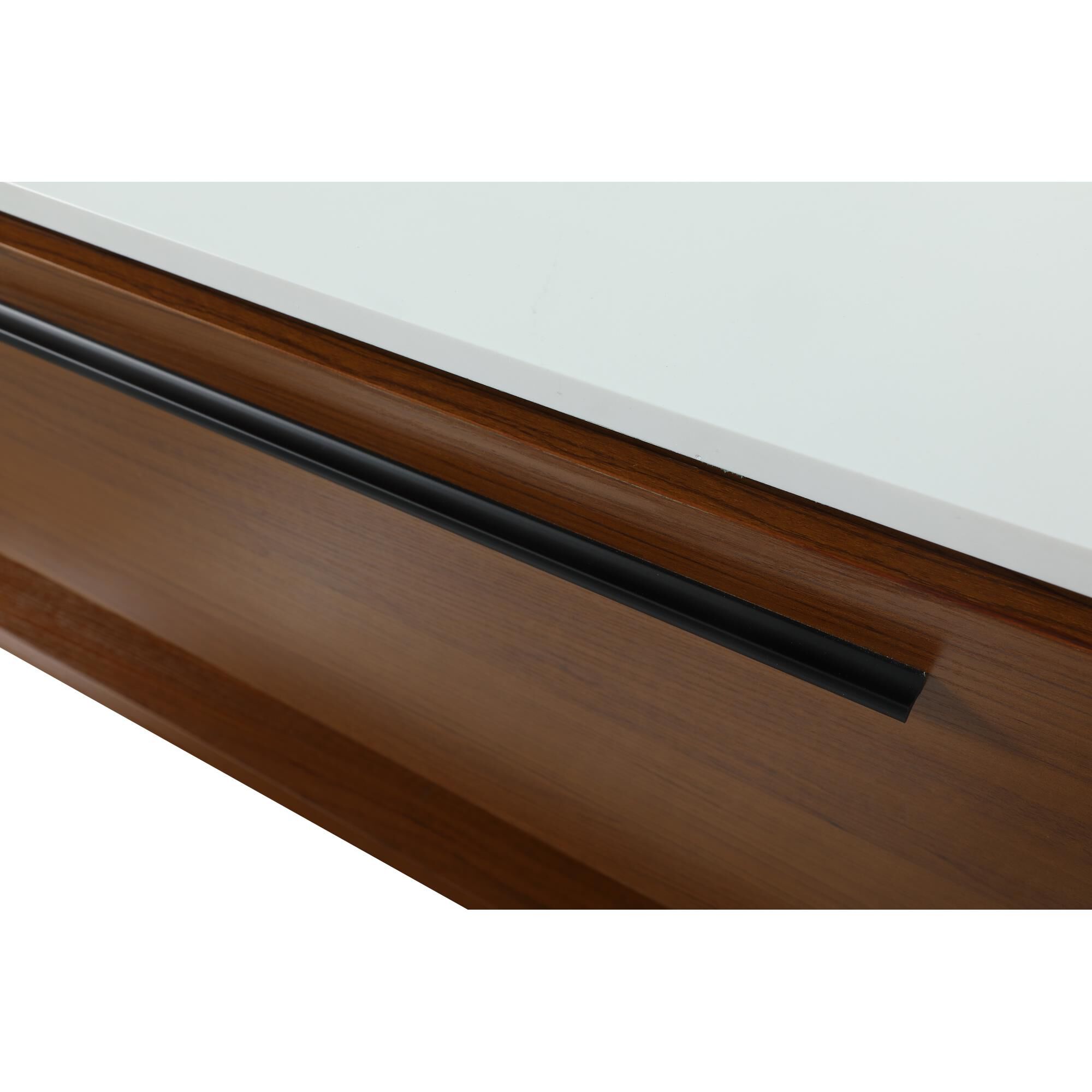 Shown in Teak finish