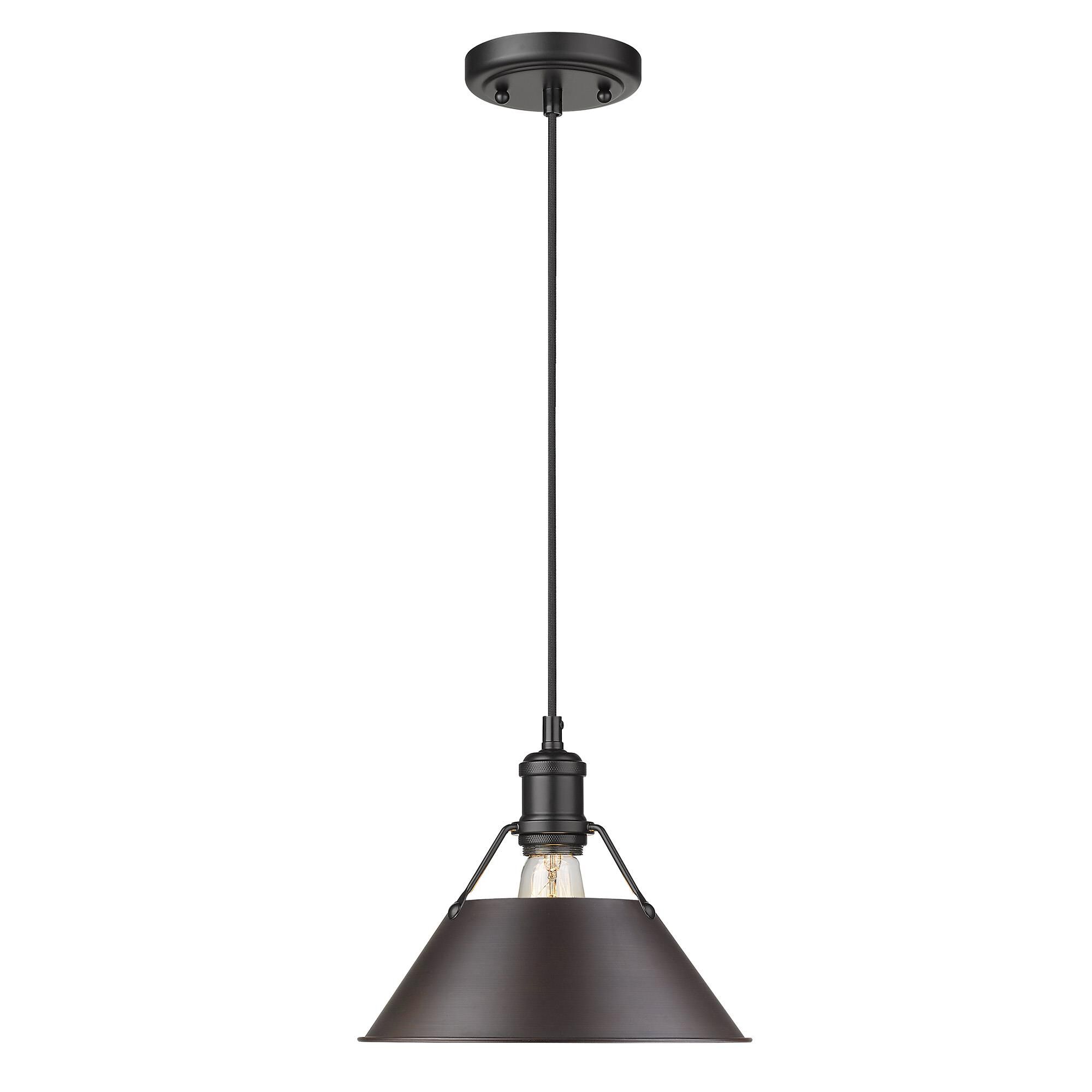 Orwell 10 Inch Mini Pendant by Golden Lighting