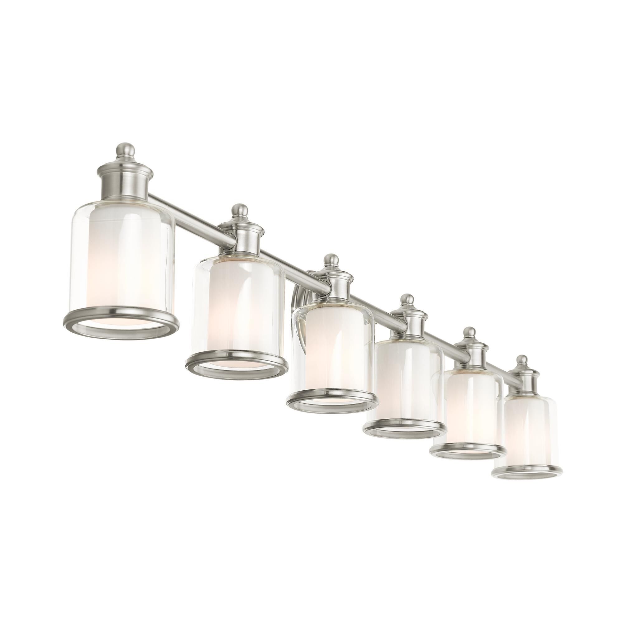 Middlebush 55 Inch 6 Light Bath Vanity Light by Livex Lighting