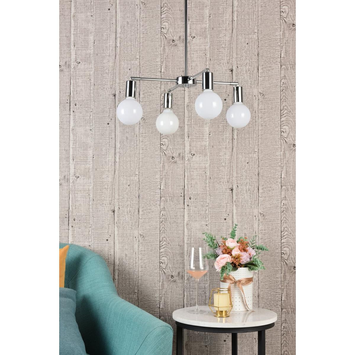 Cairo 22 Inch 4 Light Chandelier by Elegant Lighting