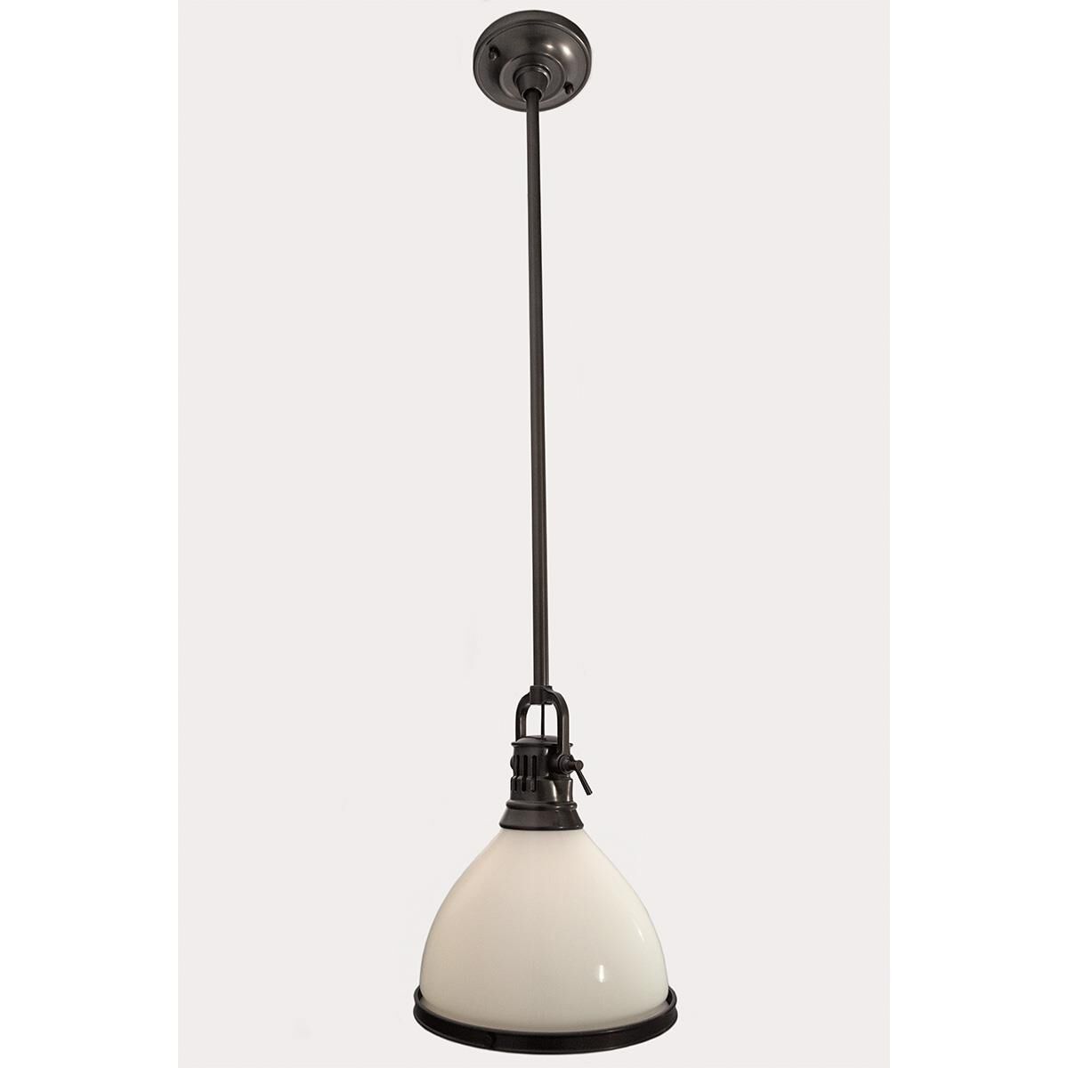 Shown in Historic Bronze finish and Opal Glossy glass