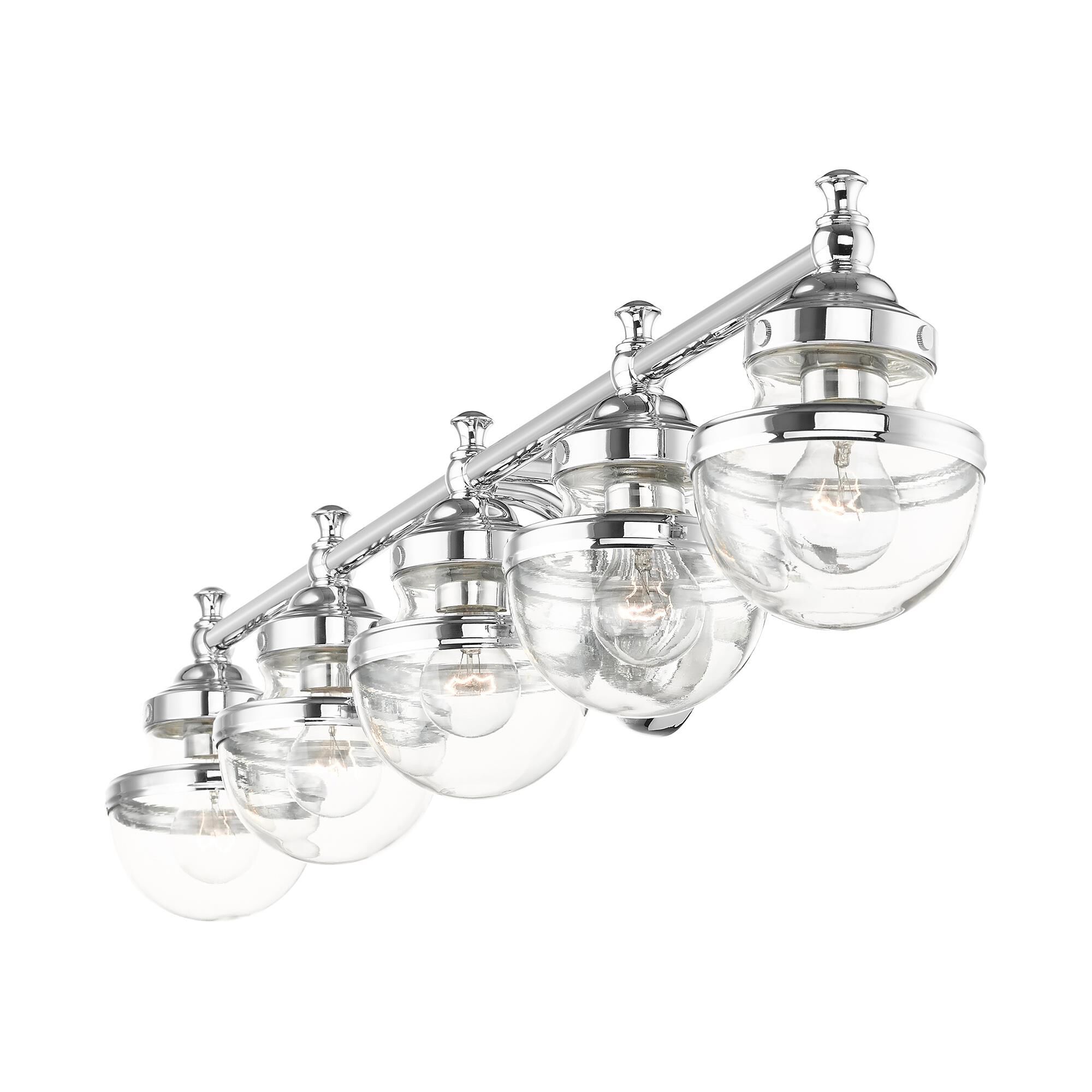 Oldwick 42 Inch 5 Light Bath Vanity Light by Livex Lighting