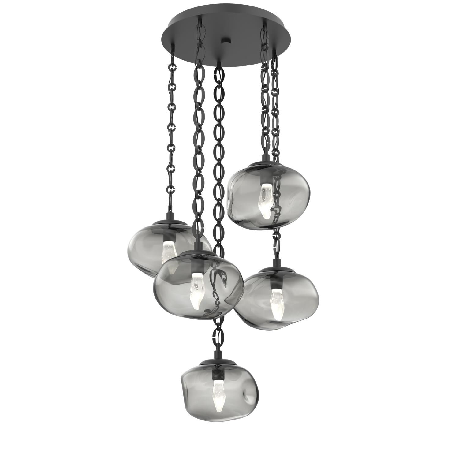 Levi Wilson Nova Led 24 Inch Multi Light Pendant by Hammerton Studio