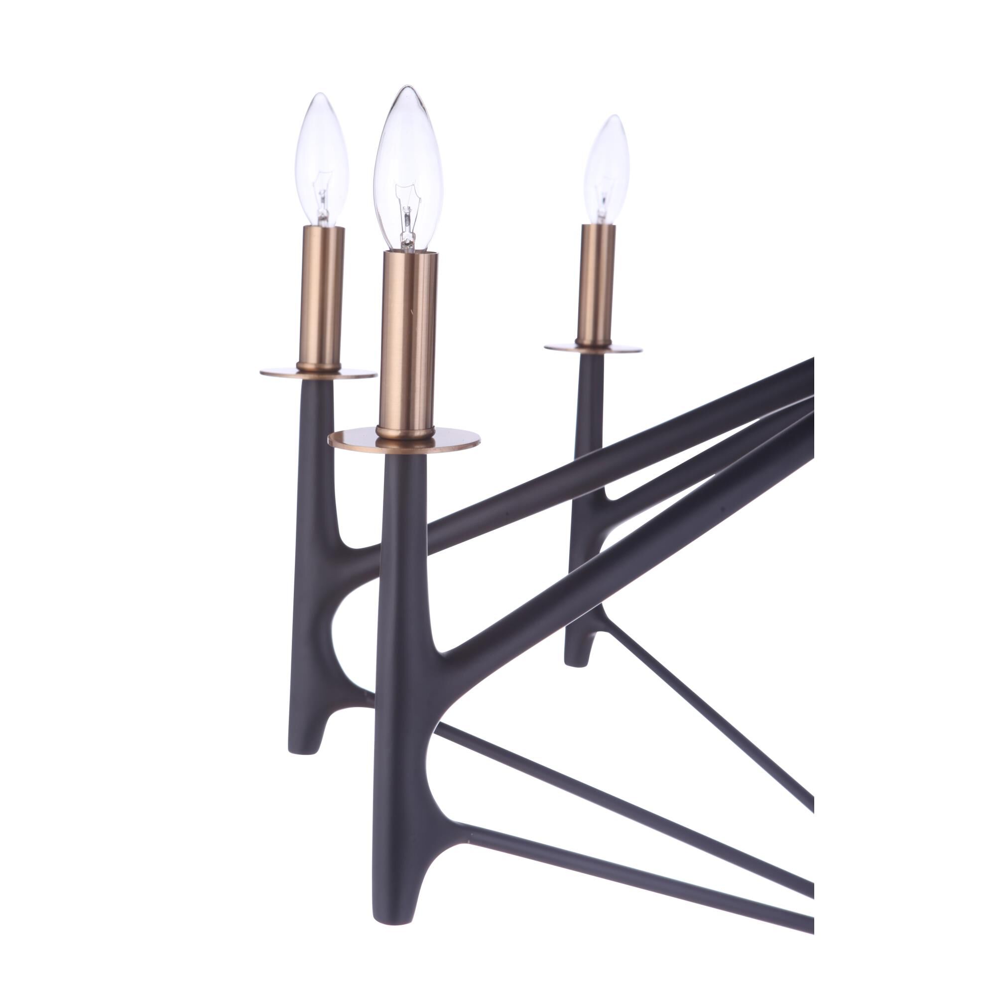 Shown in Flat Black/Painted Nickel finish