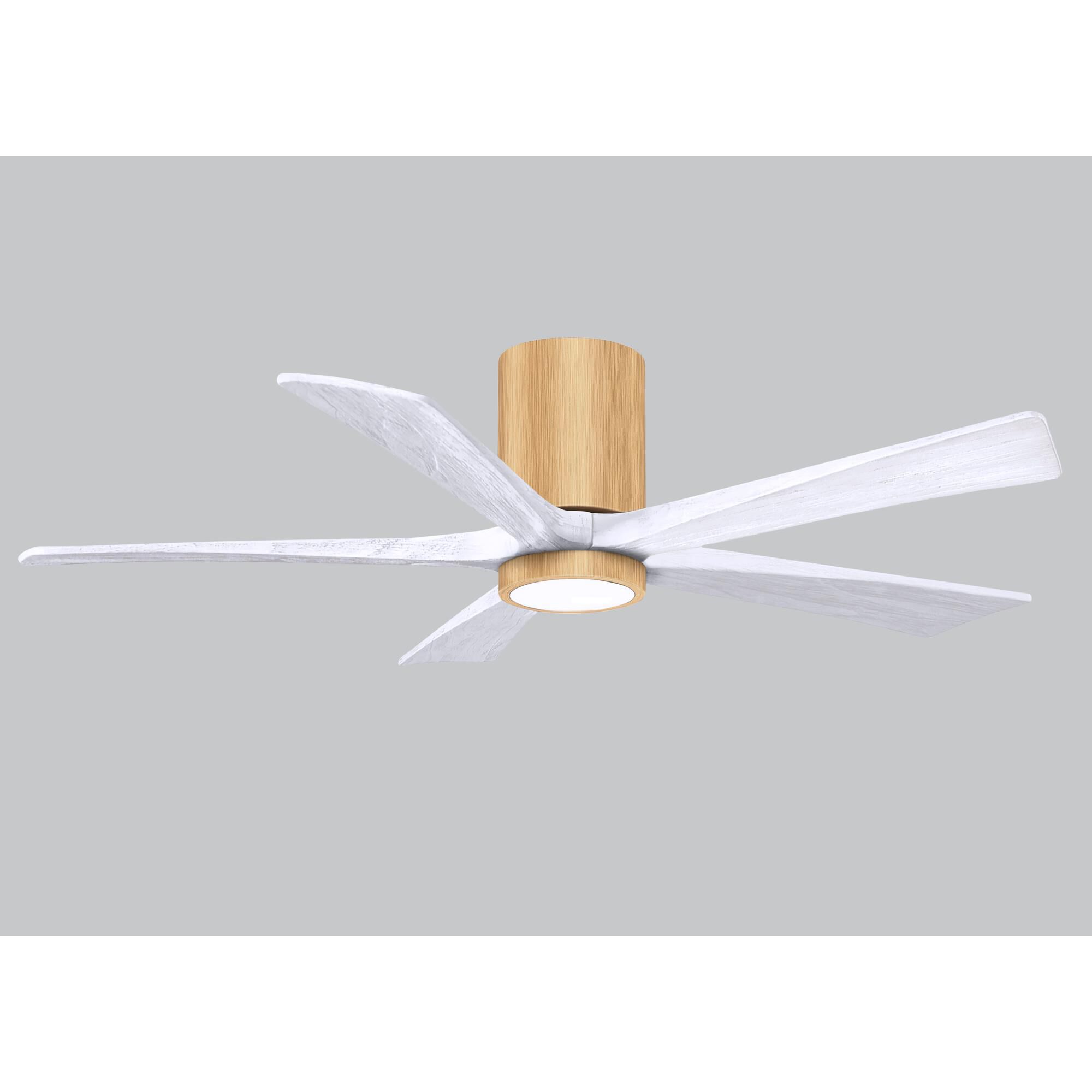 Irene 52 Inch Flush Mount Fan with Light Kit by Matthews Fan Company