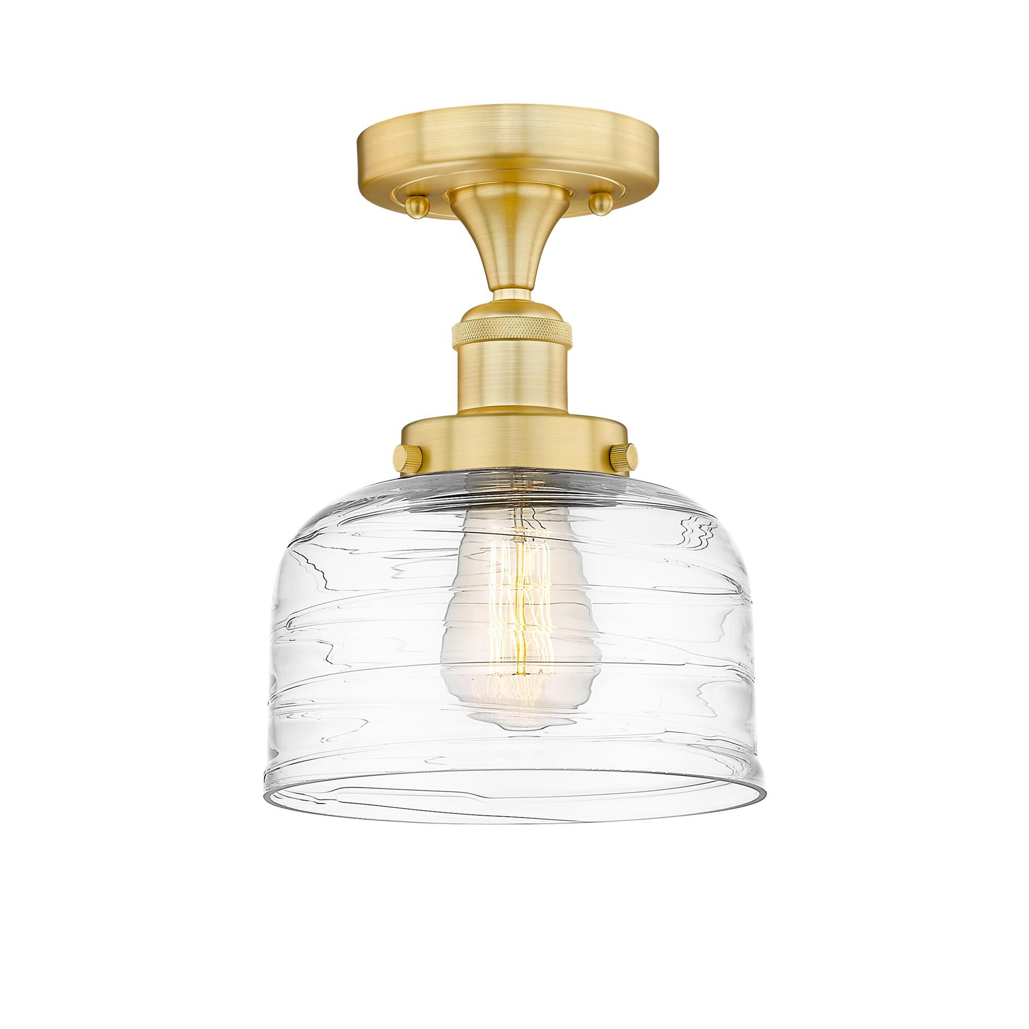 Bruno Marashlian Bell 6 Inch 1 Light Semi Flush Mount by Innovations Lighting