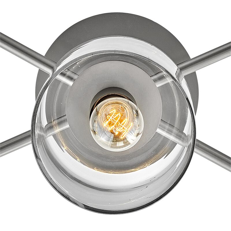 Axel 59 Inch 7 Light Semi Flush Mount by Hinkley
