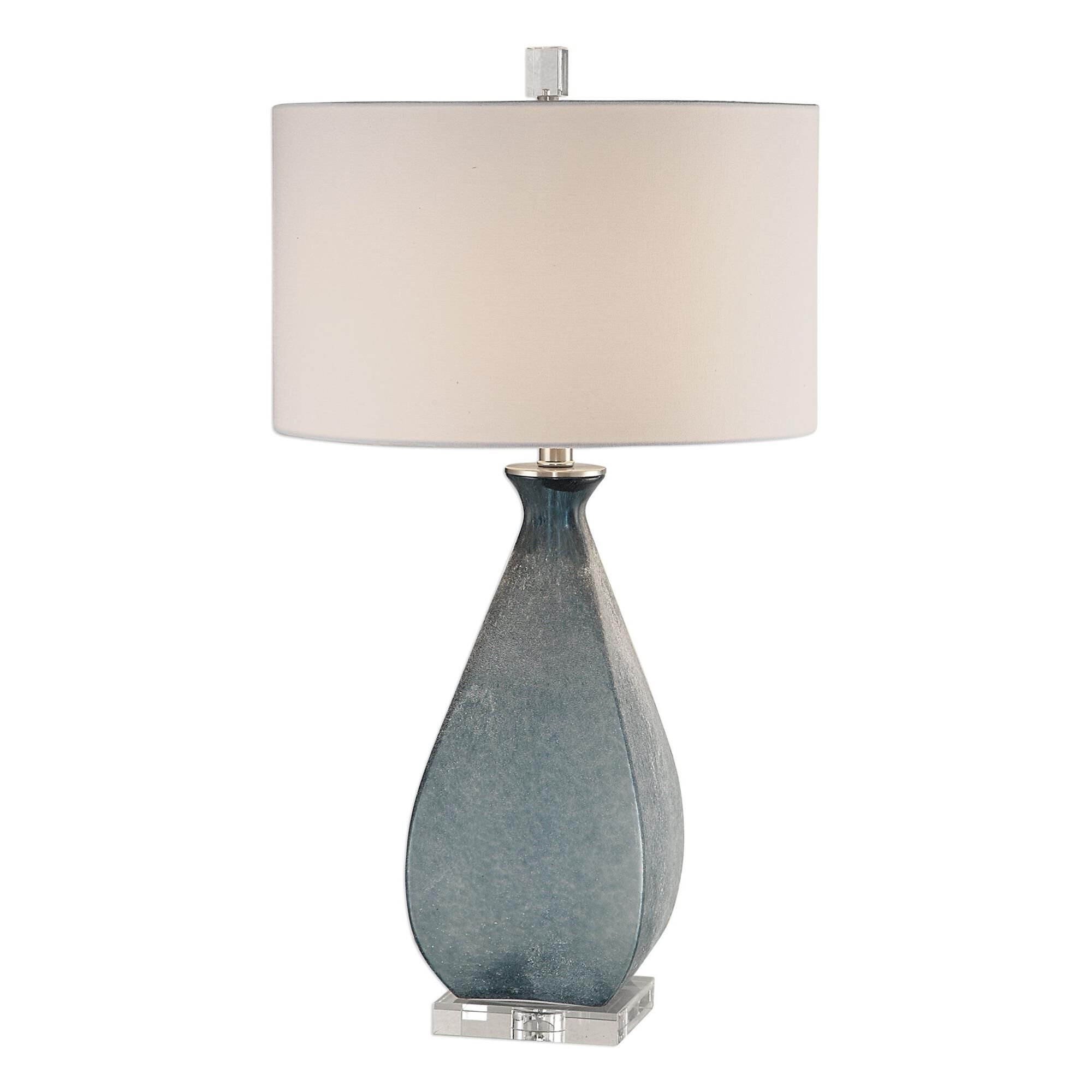 Atlantica Ocean Blue Lamp by Uttermost