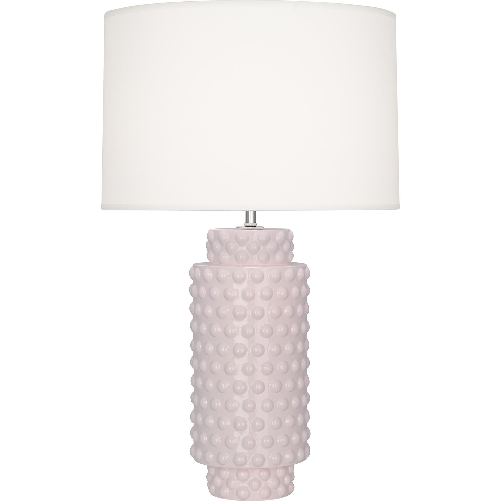 Shown in Rose Water finish and White shade