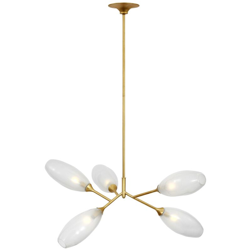 Julie Neill Toscano 33 Inch Chandelier by Visual Comfort Signature Collection