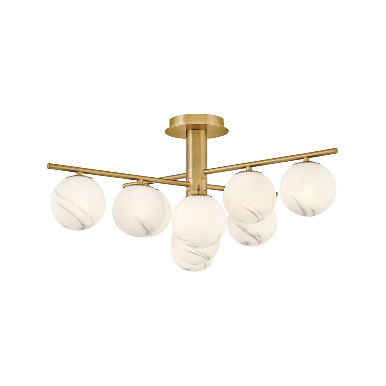 Selene 30 Inch Semi Flush Mount by Fredrick Ramond